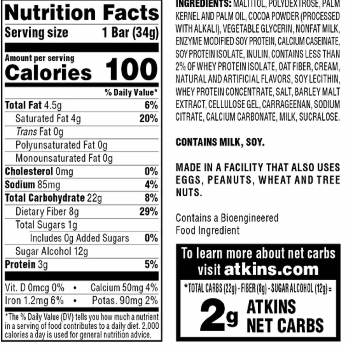 Chocolate Caramel Mousse Bar, 5 Bars, 35ml (34g)