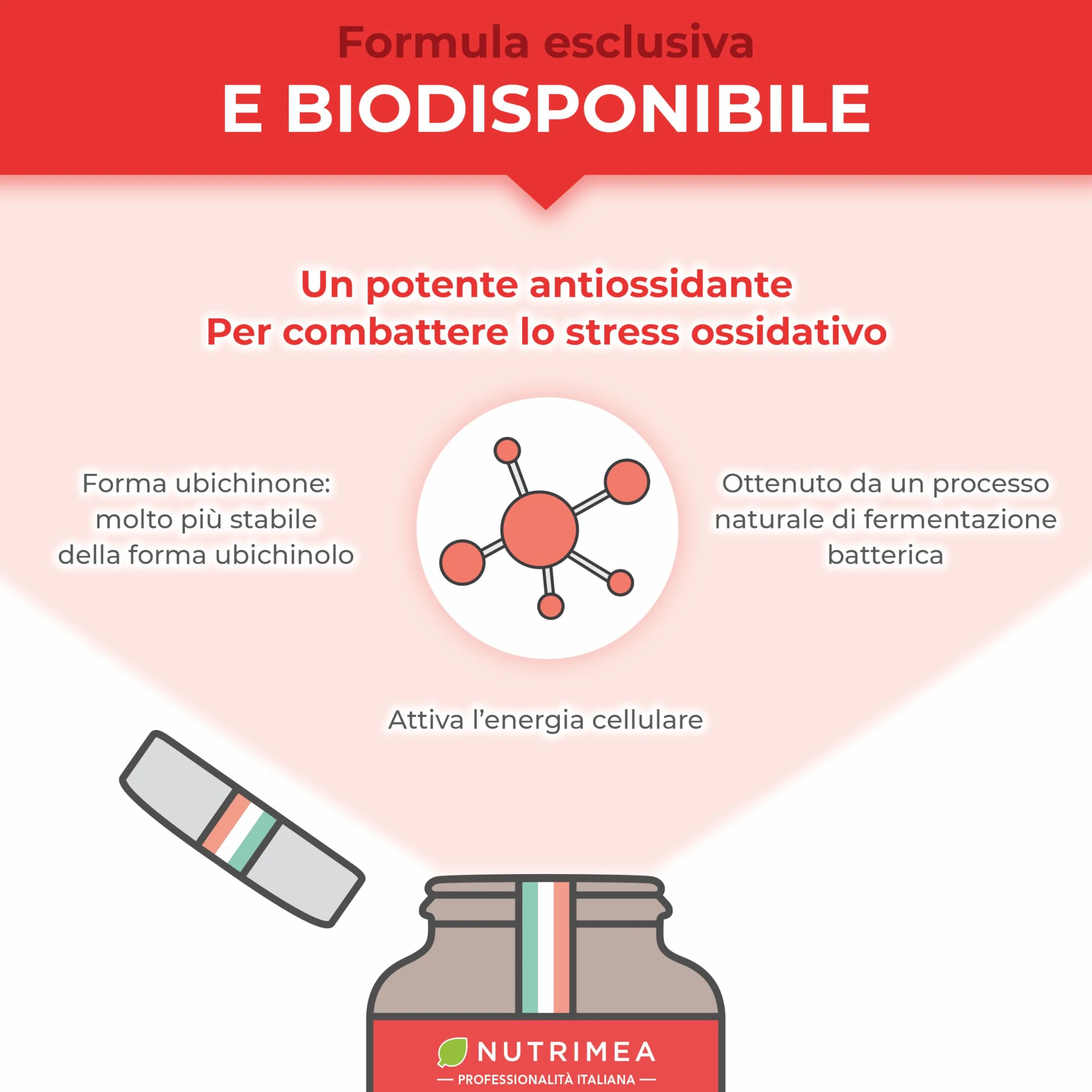COENZIMA Q10 Ubichinolo 200 mg | Potente Integratore Naturale | Azione Anti-Età | Energia Cellulare | Massimo Assorbimento | 120 Capsule Vegane | Nutrimea