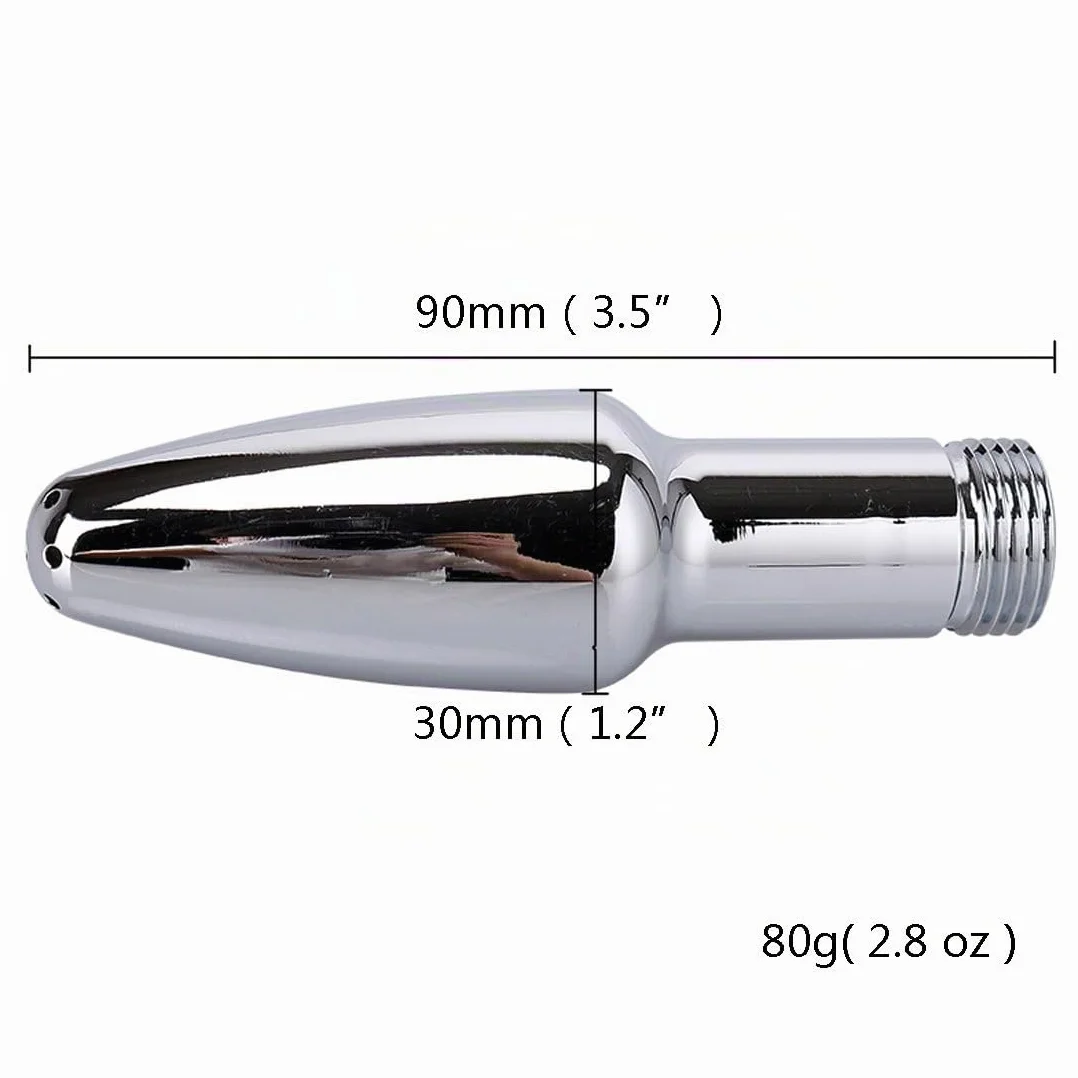 Doccia doccia metallo clistere anale Cleaner DOUCHE Colon Cleaner(Argento)