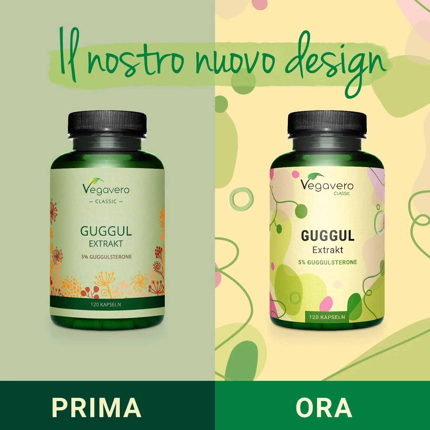 Vegavero® Guggul 7.500 mg 120 capsule Resina di Mirra Ayurveda Vegan
