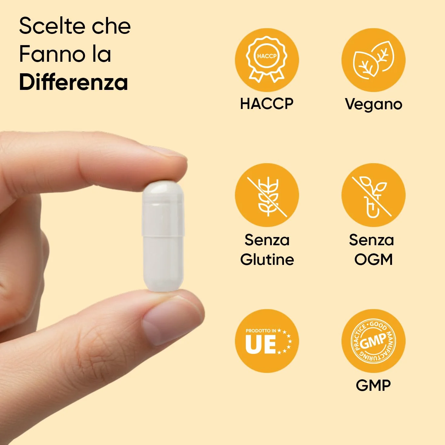 Vitamina C Liposomiale 1000mg Vegana, 180 Capsule Acido Ascorbico, Integratore Immunitario, Senza Glutine, Prodotto in UE