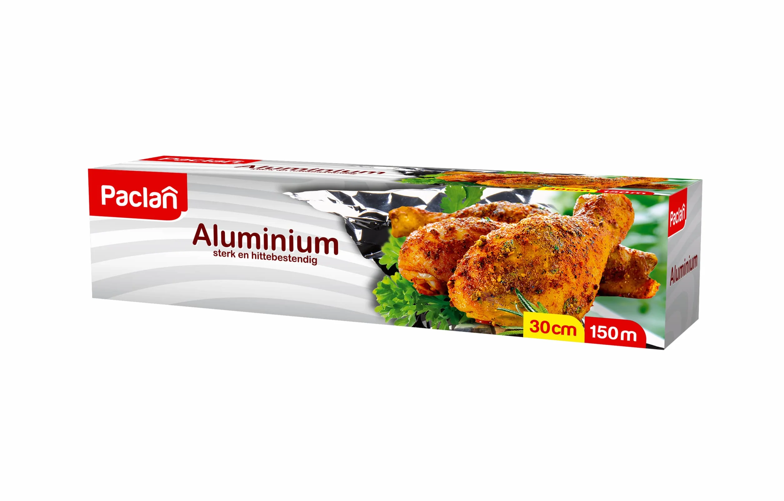 Paclan Pellicola in alluminio, 150 m x 30 cm, resistente, 150 m