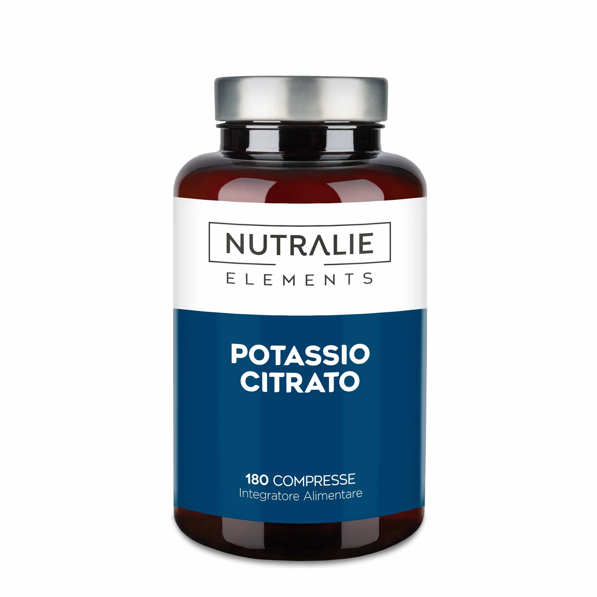 Potassio - Citrato di Potassio - 2880mg - 180 Compresse - Muscolo - Elemento Potassium +1000mg - Citrato di Potasio - 180 Compresse Nutralie