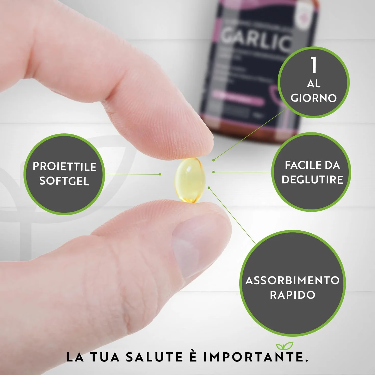 Nutravita Aglio Inodore in Capsule 15.000mg – 180 Softgels AltoDosaggio – Fornitura di 6 Mesi – Estratto di Olio di Aglio Puro ad Alta Qualità Deodorizzato Ricavato dall’Allium Sativum