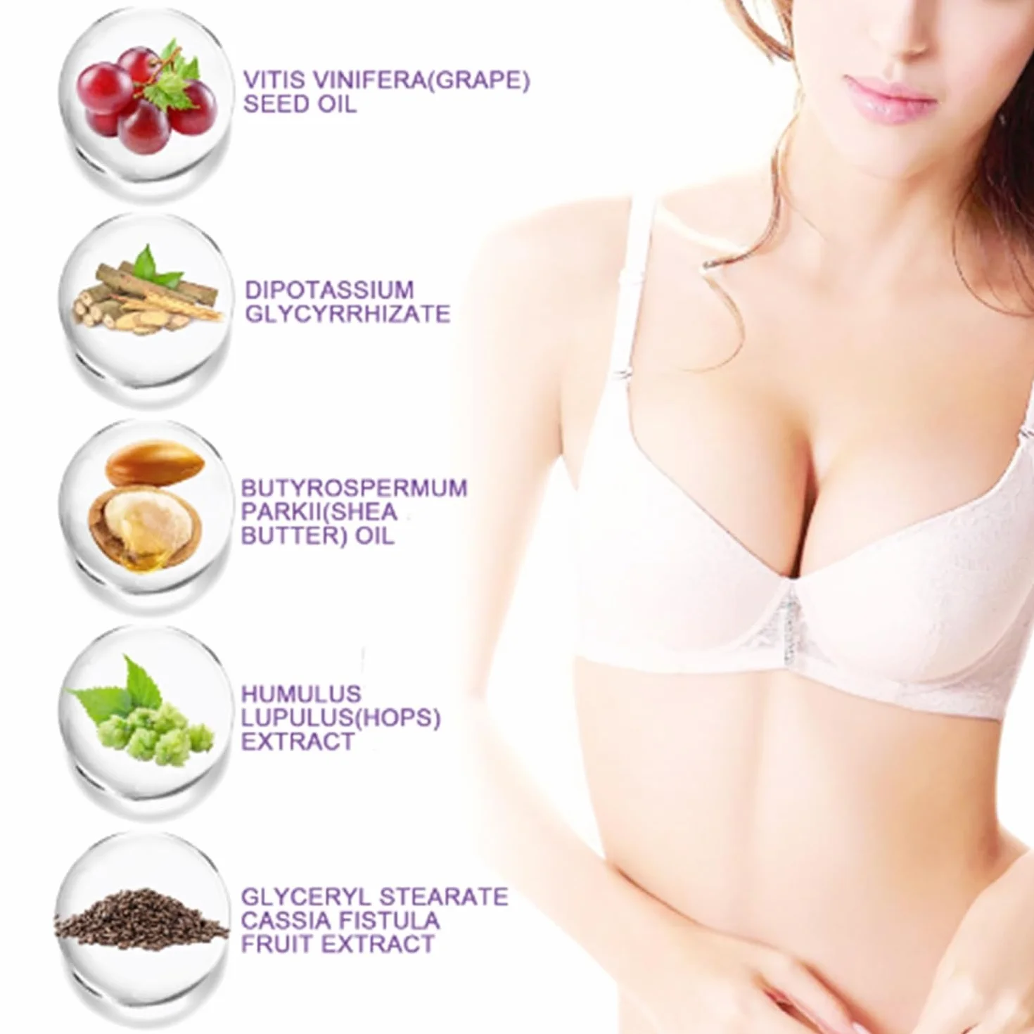 Crema tonificante per aumentare il seno 60 g 2 pezzi