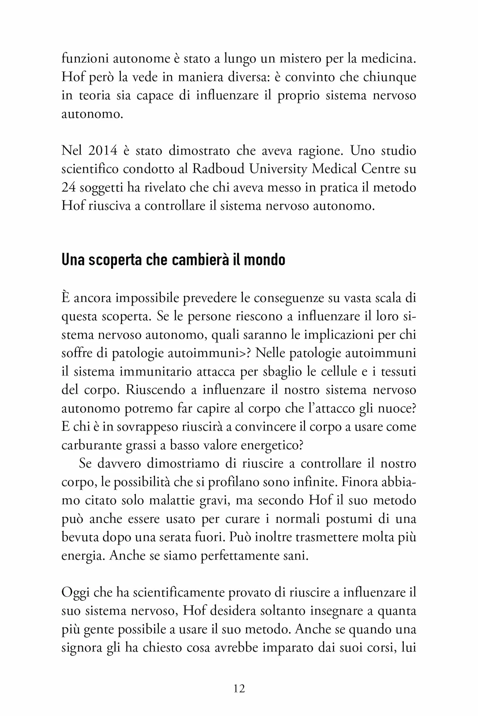 La forza nel freddo