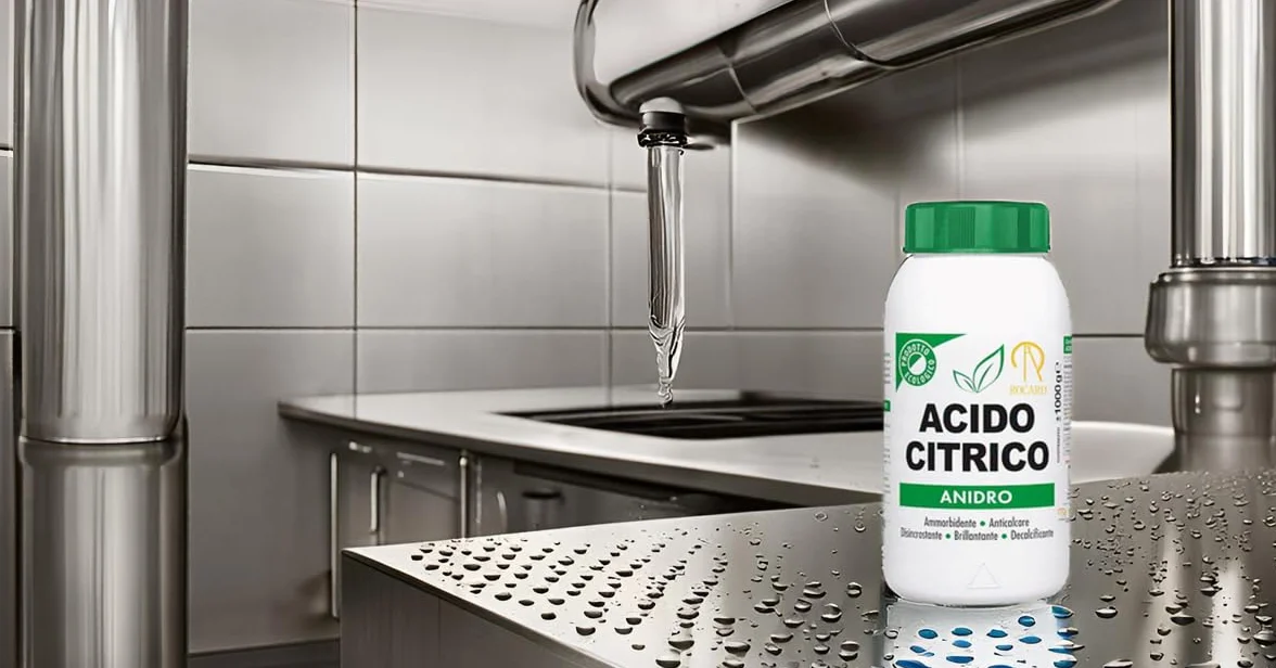 Rocard Acido Citrico Anidro 1 Kg 100% Puro Anticalcare Disincrostante Decalcificante