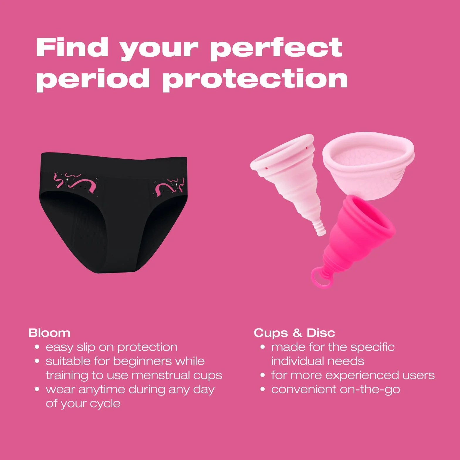 INTIMINA Bloom Majtki menstruacyjne bez przecieków damskie wysokie (1 sztuka)