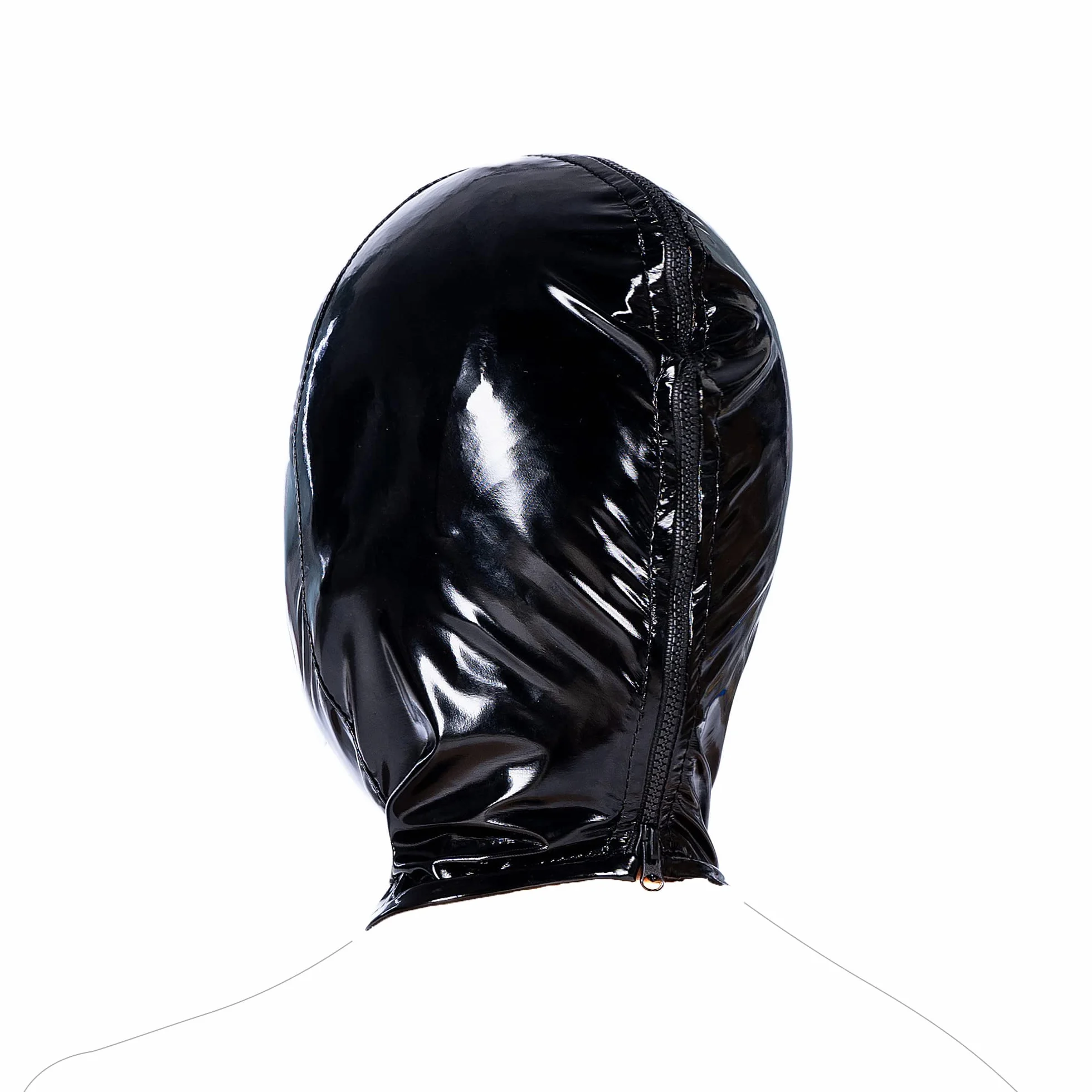 SXOVO Maschera in lattice Apertura bocca con cerniera Nero Bondage SM Fetish BDSM Sexy Schiavo Maschera in pelle (Medio)