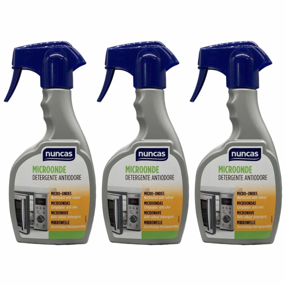 Detergente Antiodore per Microonde, Specifico per Pulire, Igienizzare e Deodorare in Pochi Minuti il Forno, 300ml (3 Unità)