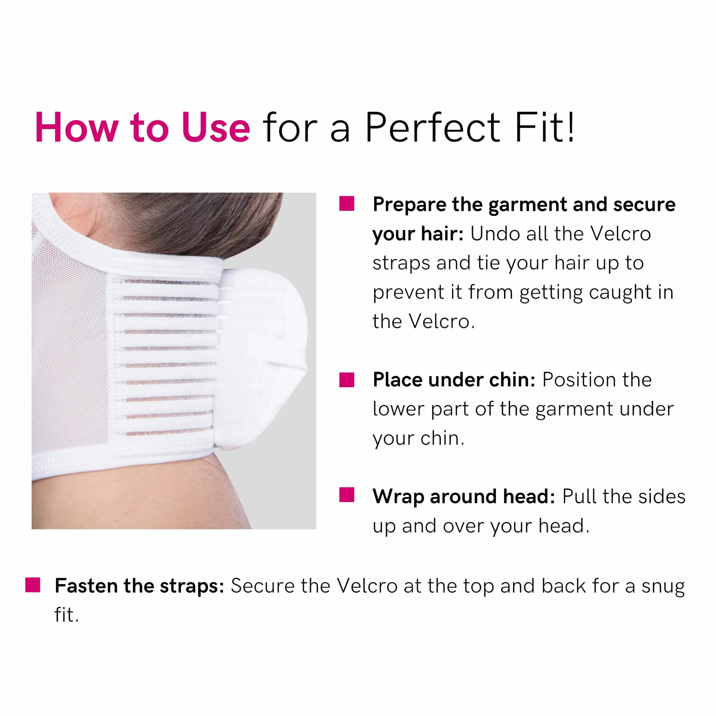 Fascia con chiusura in velcro extra viso FM