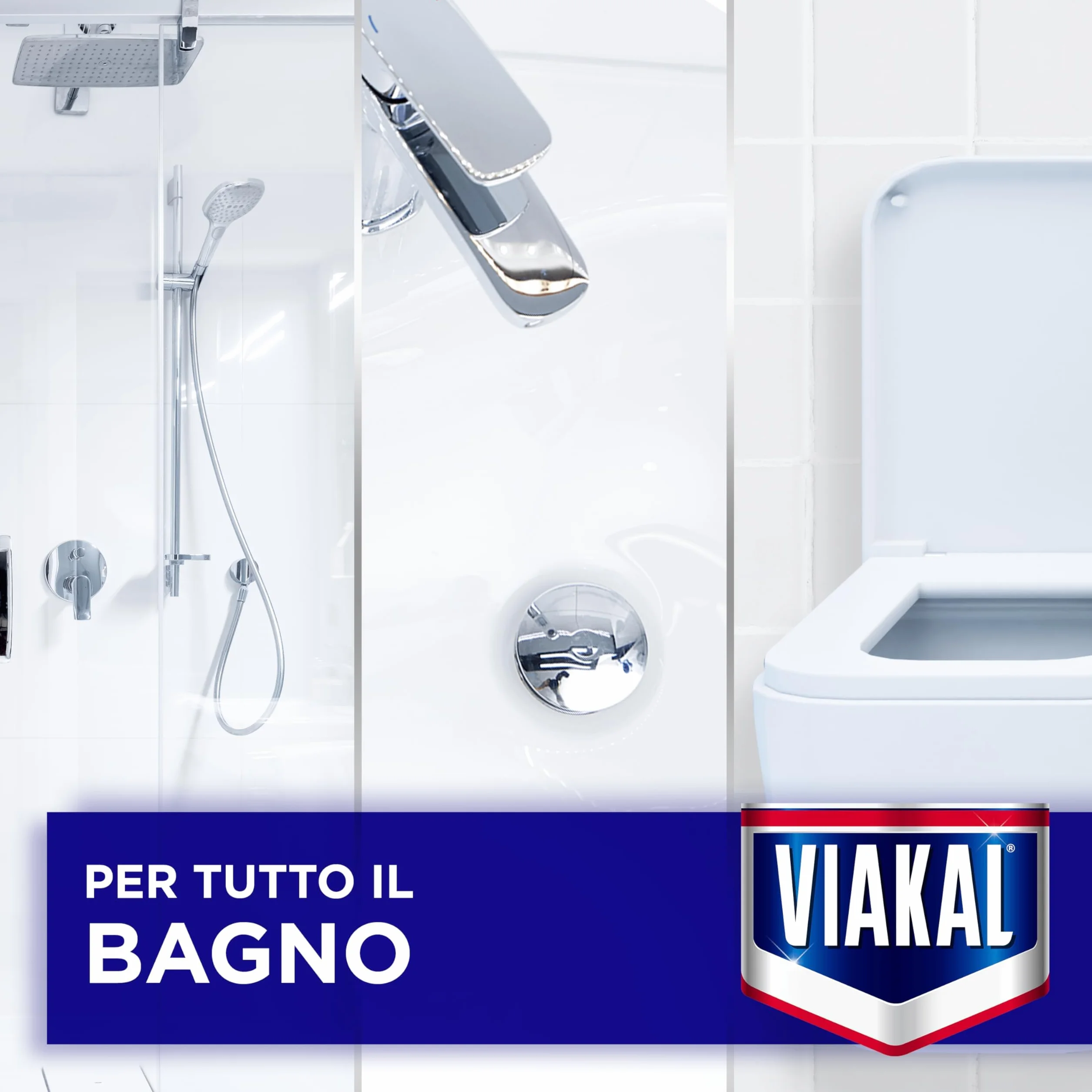 Viakal Classico Spray Anticalcare 4x800ml Anti-gocce