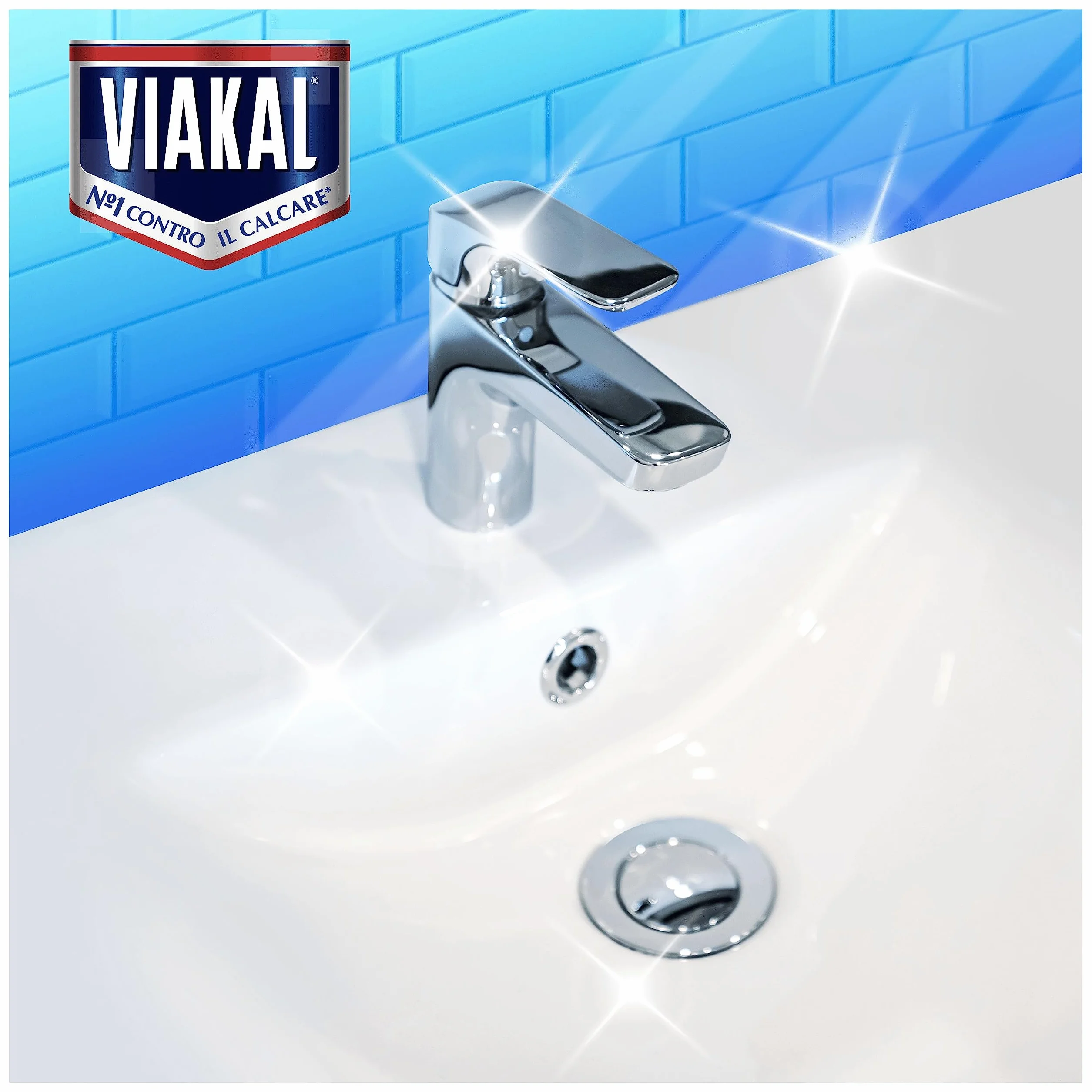Viakal Classico Spray Anticalcare, (2 x 720ml), Tecnologia Anti-Goccia