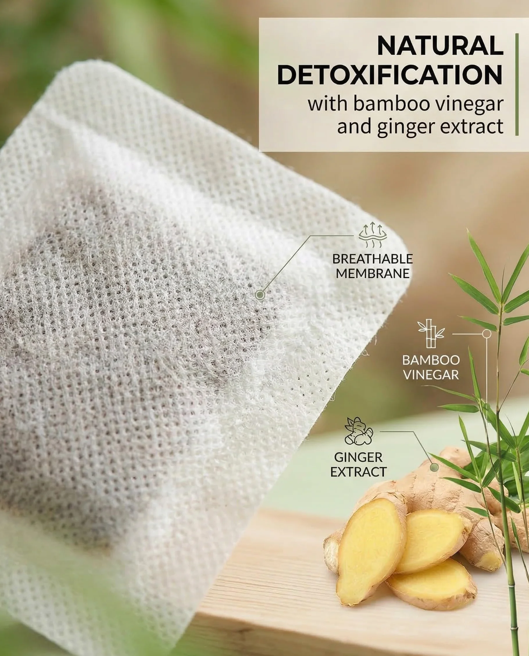 GRETY Cerotti Detox Piedi 20 Pezzi Autoadesivi Rimuovere Tossine