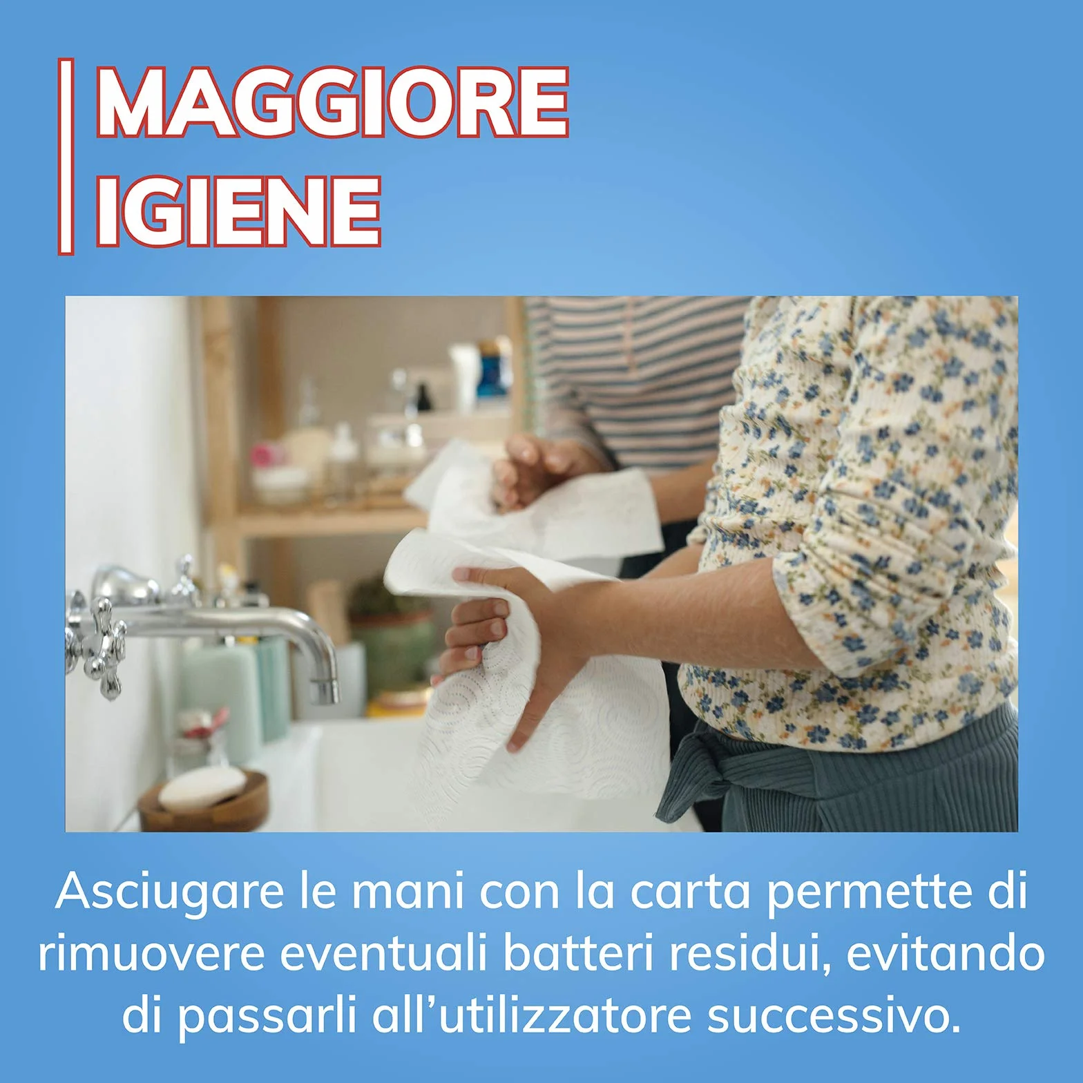 Asciugatutto universale 8 pz 250 strappi per rotolo a 3 veli Carta 100% certificata FSC Confezione 100% riciclabile