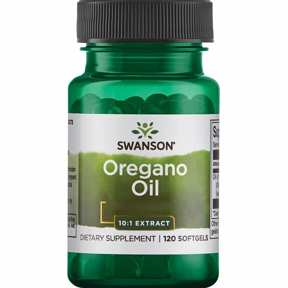 Swanson Oregano Oil 150mg 120 capsule morbide Origanum vulgare