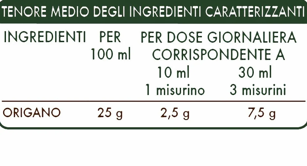 Dr Giorgini ORIGANO Estratto Integrale Liquido Analcoolico 200 ml