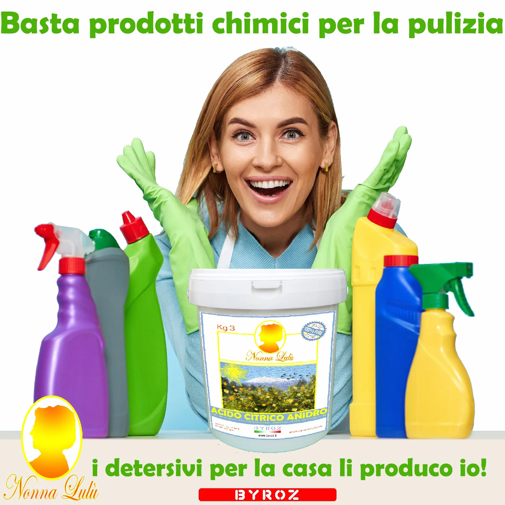 Acido Citrico Biologico 6 Kg Anticalcare Lavatrice Brillantante