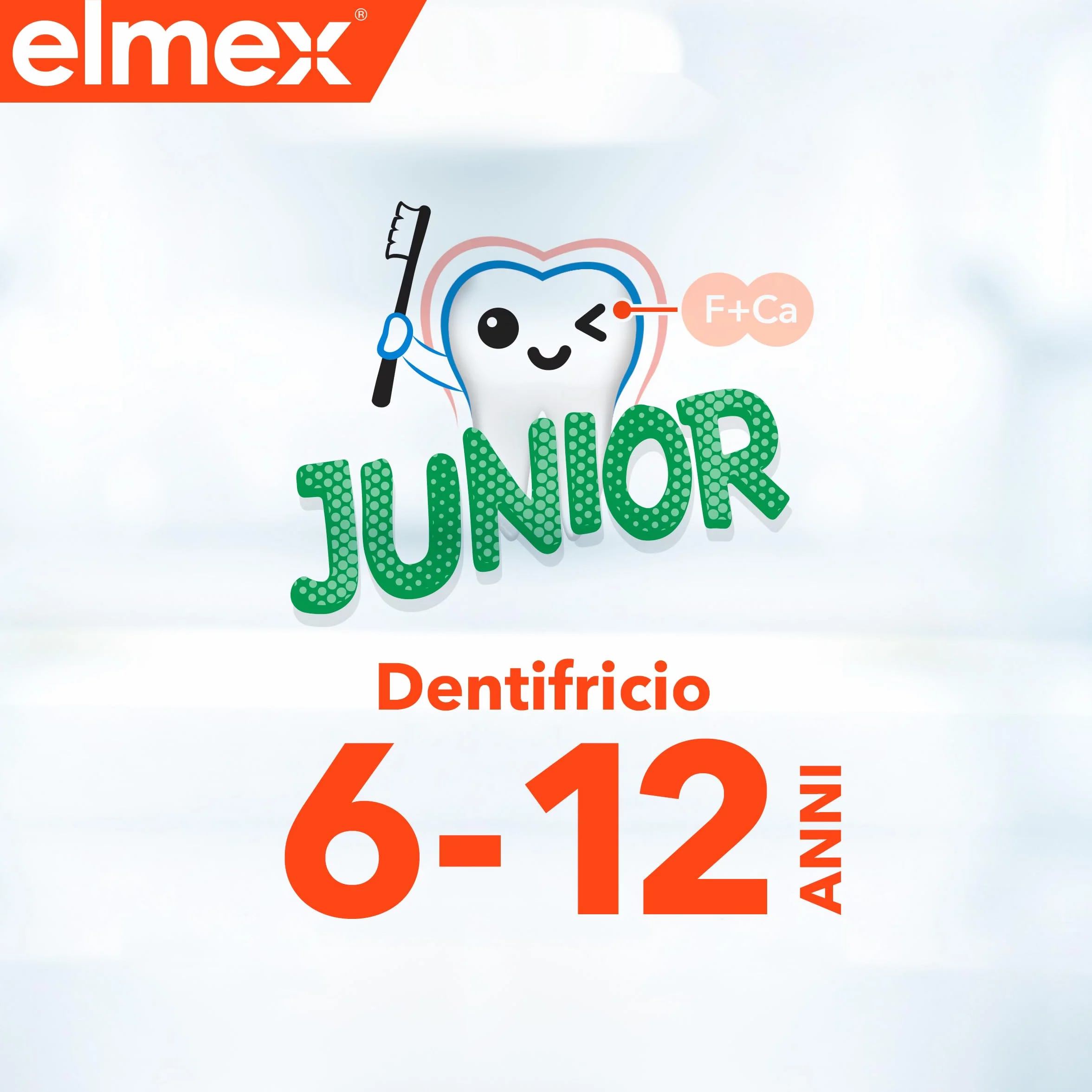 elmex Dentifricio Junior 6-12 Anni per Bambini 4x75ml | con Fluoruro Amminico | Protegge i Denti Dei Bimbi dalla Carie | Dentifricio Anticarie per Denti Permanenti | 0% Coloranti