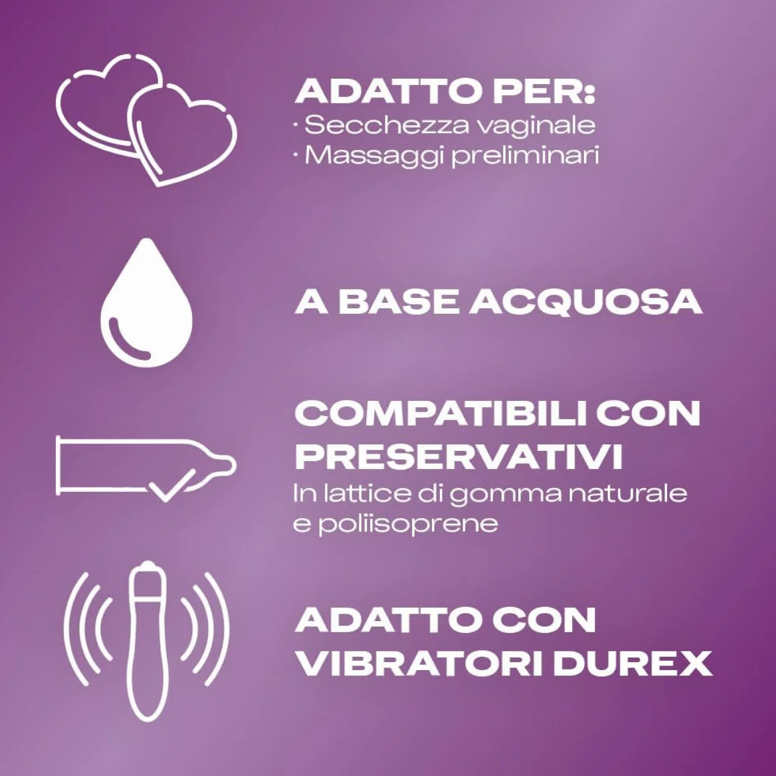 Durex Kit Vibratore Portatile & Gel Lubrificante | Durex Intense Delight Vibratore + Durex Gel Massage 2in1 Lenitivo Gel Massaggi con Aloe Vera 200ml