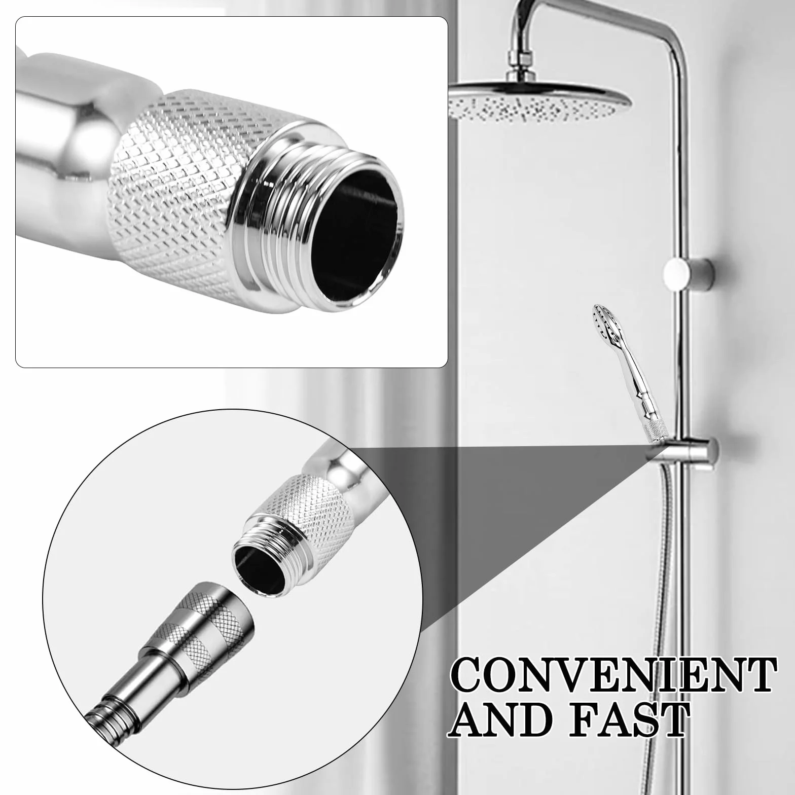 BDSMYEE 18 CM Doccia Anale in Metallo, Soffioni Doccia per Clistere Detergente per Anale Vaginale Colonic, Cannule per Doccia Anale Sex Toys per Uomini Donne Coppie