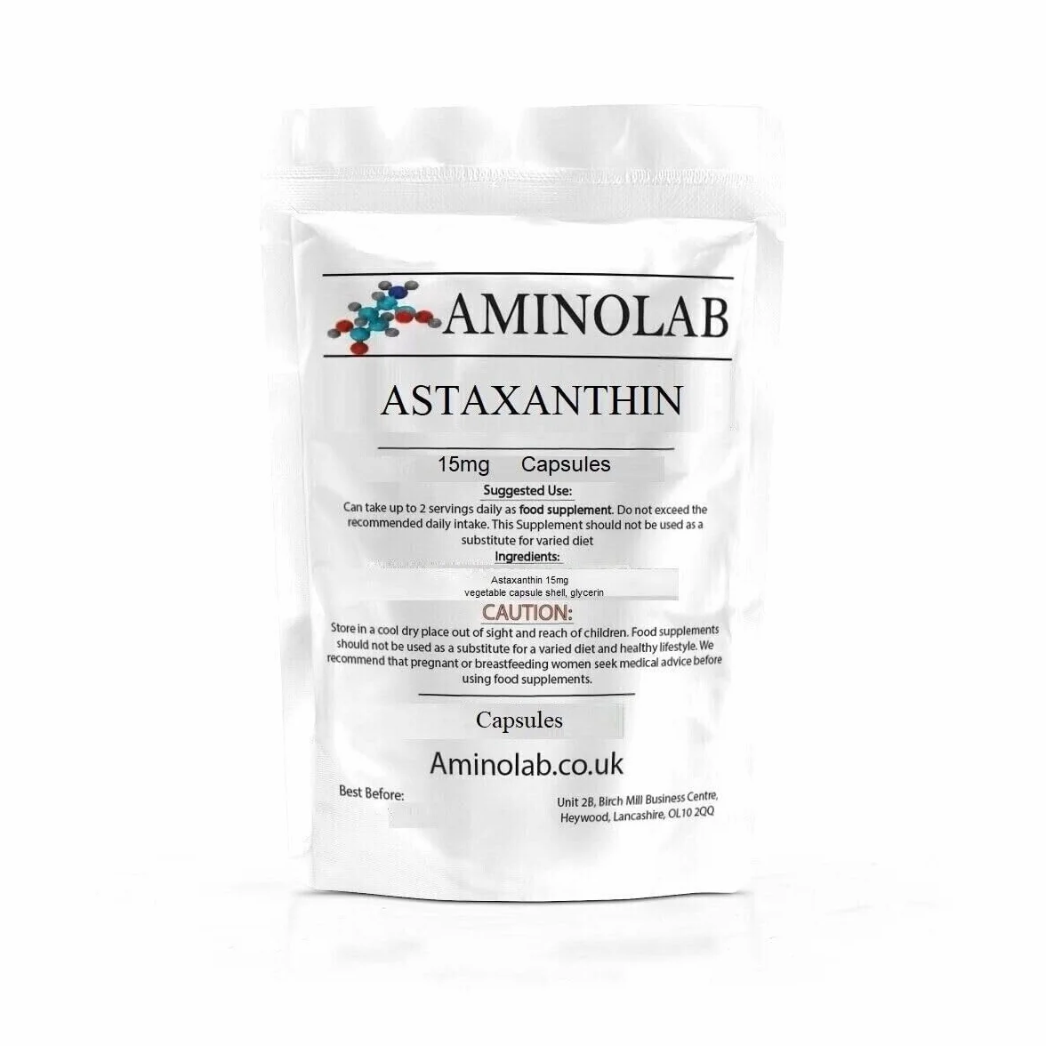 ASTAXANTHIN 15mg 240 Capsules