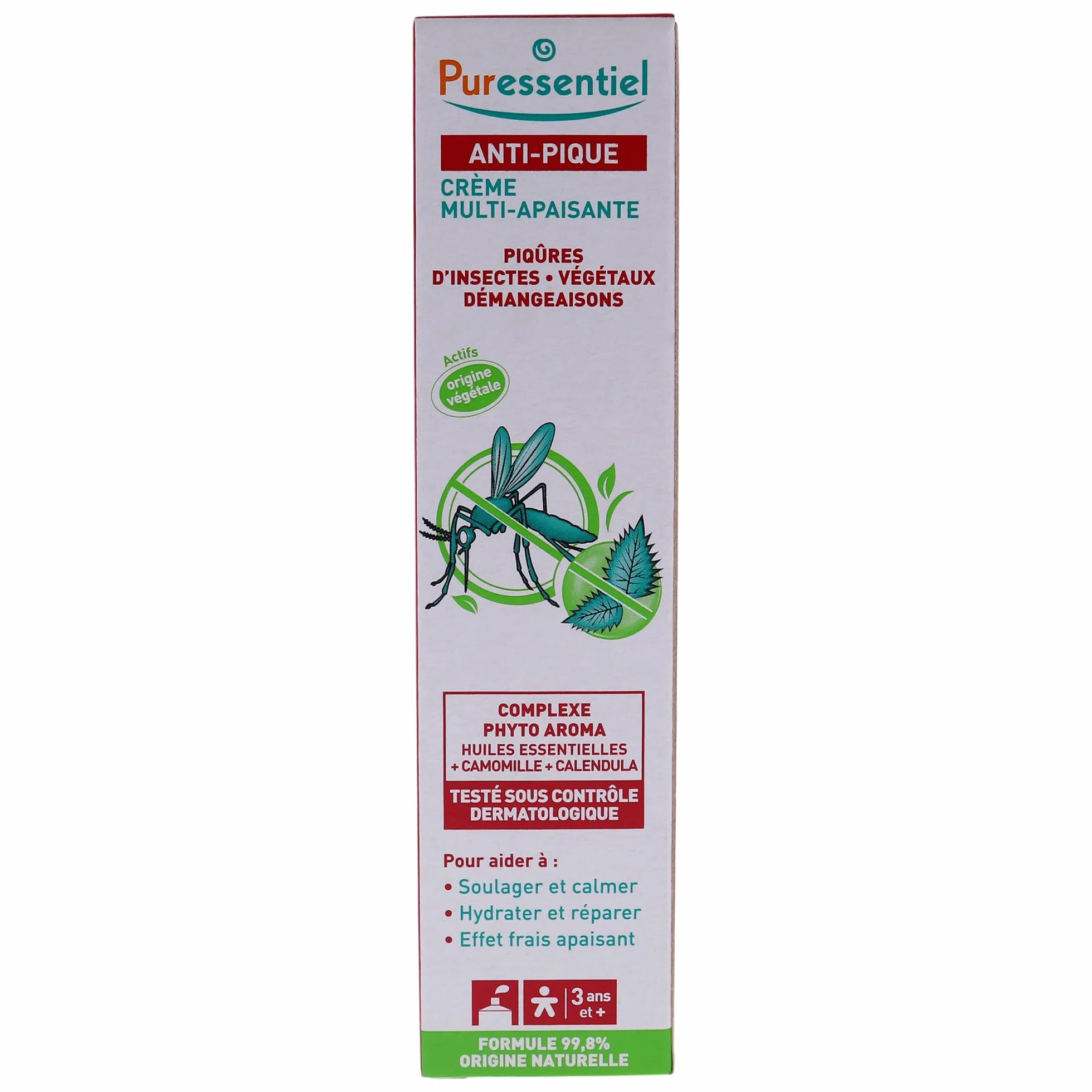 Puressentiel - Sos insetti - Crema Multi-Lenitiva - Punture di insetti e piante - 100% di origine naturale - Effetto fresco - Lenisce il prurito e l'irritazione - 40 ml