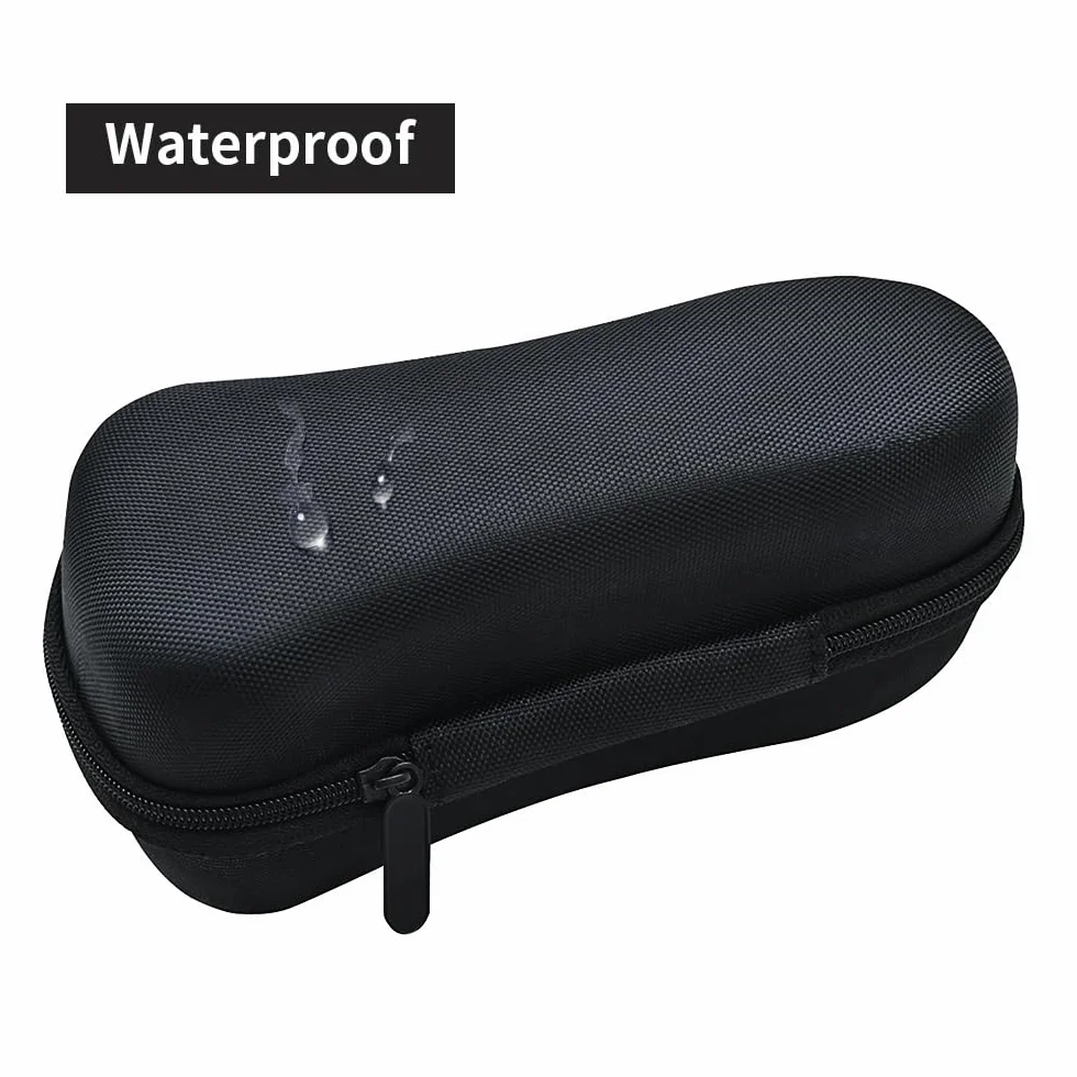 WuYan Custodia da viaggio rigida in EVA per Philips per Braun per Panasonic Rasoio elettrico da uomo Custodia rigida da trasporto Borsa da viaggio Custodia per rasoio elettrico Trimmer, Nero,