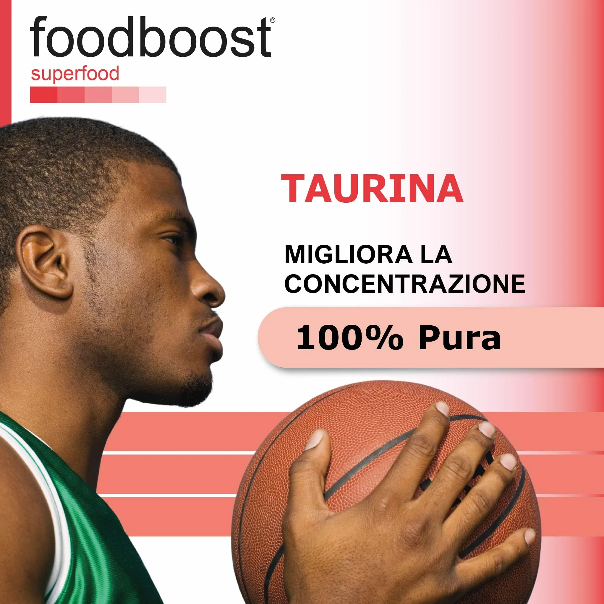 foodboost Taurina 750 mg - 180 Capsule Vegane (3 Mesi) - Integratore Energetico pre workout/post workout, Antiossidante, Supporto Benessere Cardiaco e Muscolare - Assorbimento rapido - Ø additivi