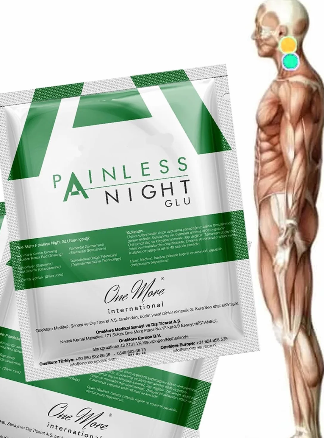 Painless Night GLU Cerotti ginseng rosso 25 pezzi