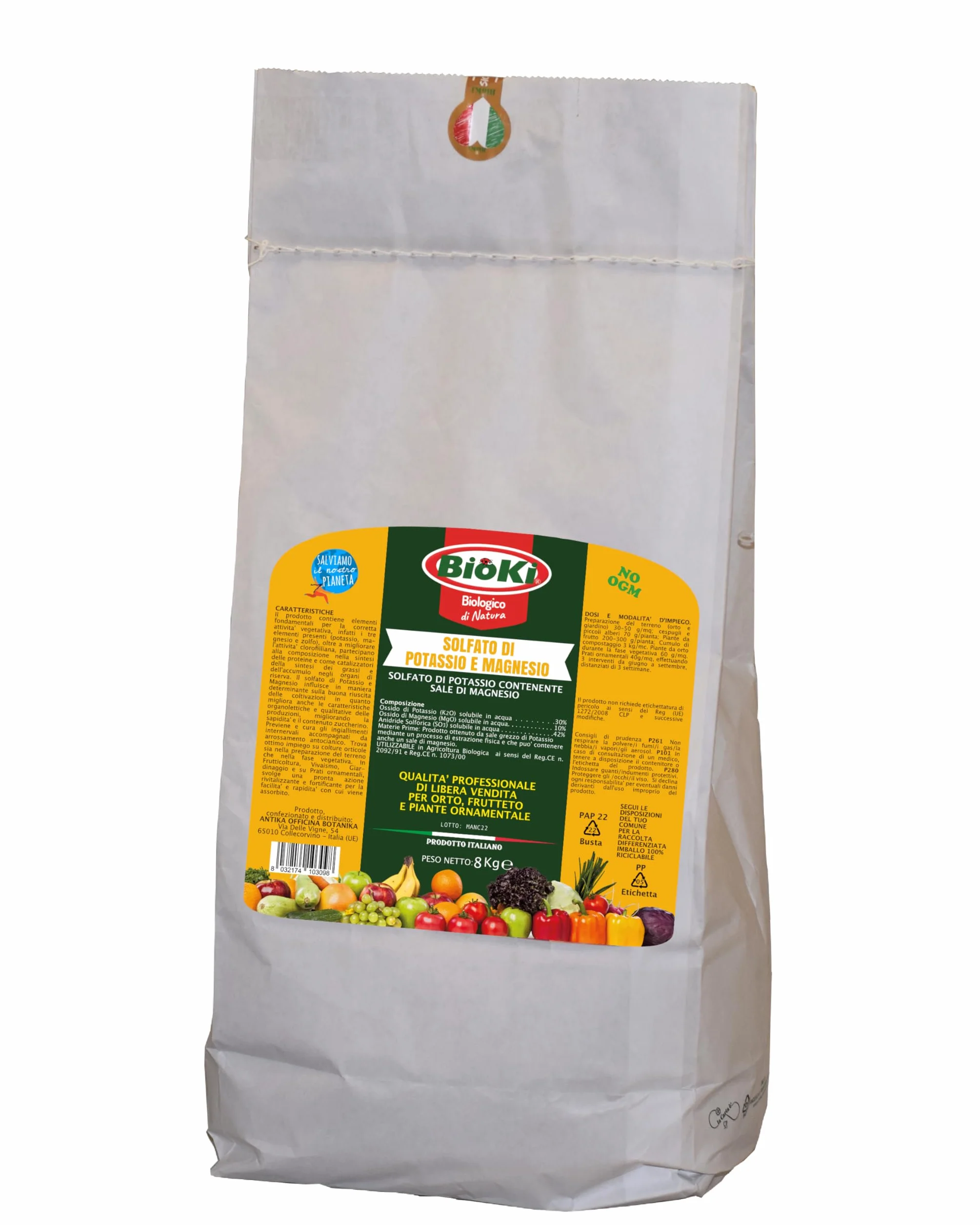 Bioki 161-17 Potassio e Magnesio Solfato