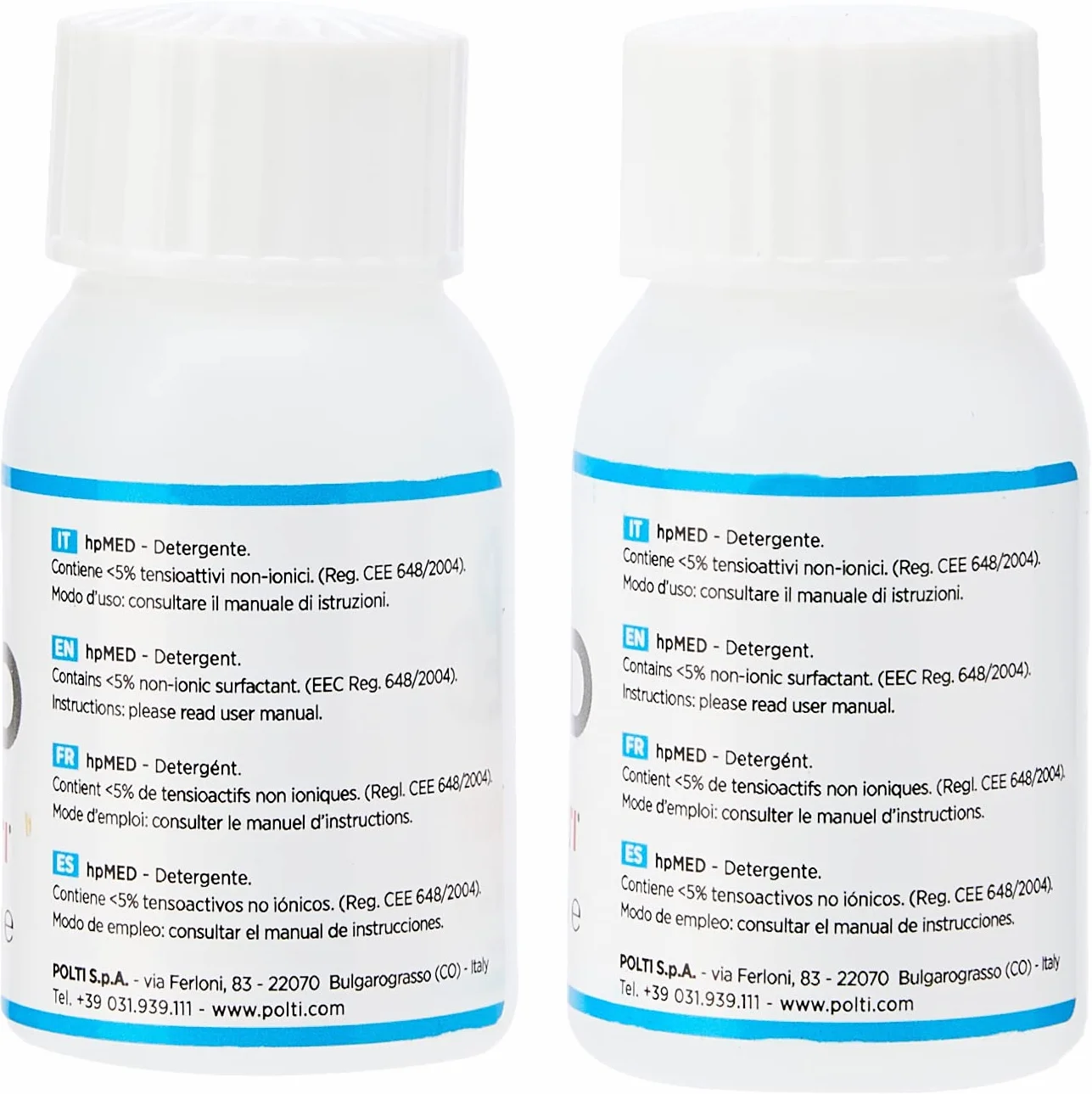 Polti HPMed PAEU0244 Detergente Sanificante 2x50 ml Compatibile Sani System Cimex Eradicator