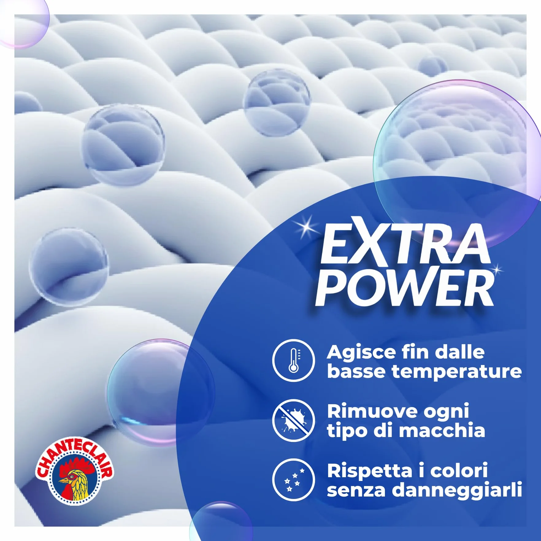 Chanteclair Millemacchie Extra Power, Smacchiatore Contro le Macchie più Frequenti, 500ml
