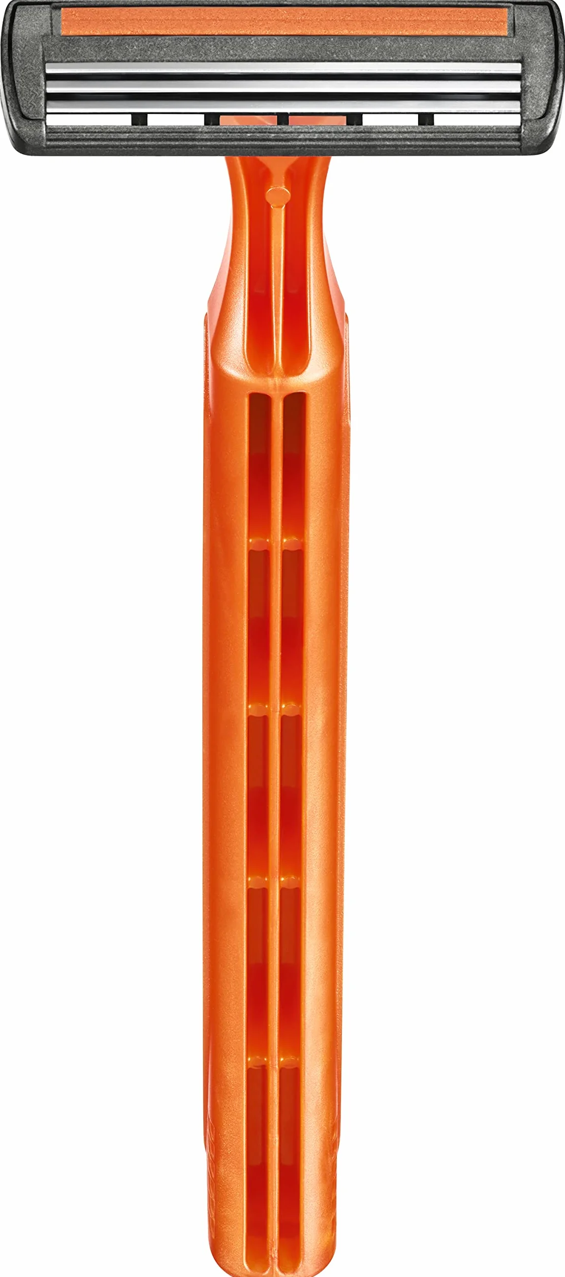 BIC 3 rasoi monouso da uomo, a testa fissa, tripla lama per una rasatura ravvicinata, confezione da 4 confezioni da 4