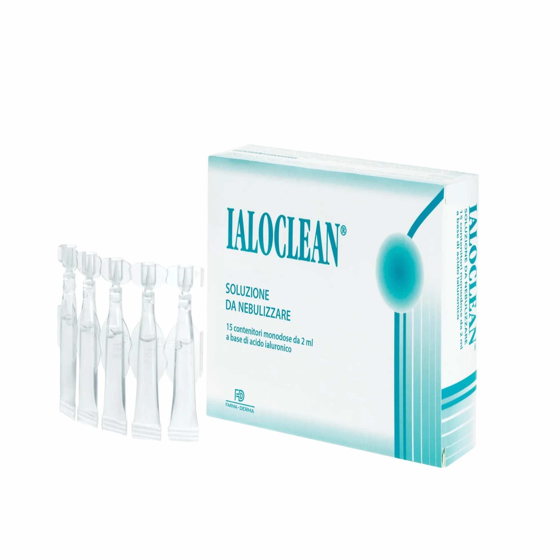 FARMA-DERMA Ialoclean Soluzione Sterile da Nebulizzare con Acido Ialuronico per Vie Respiratorie