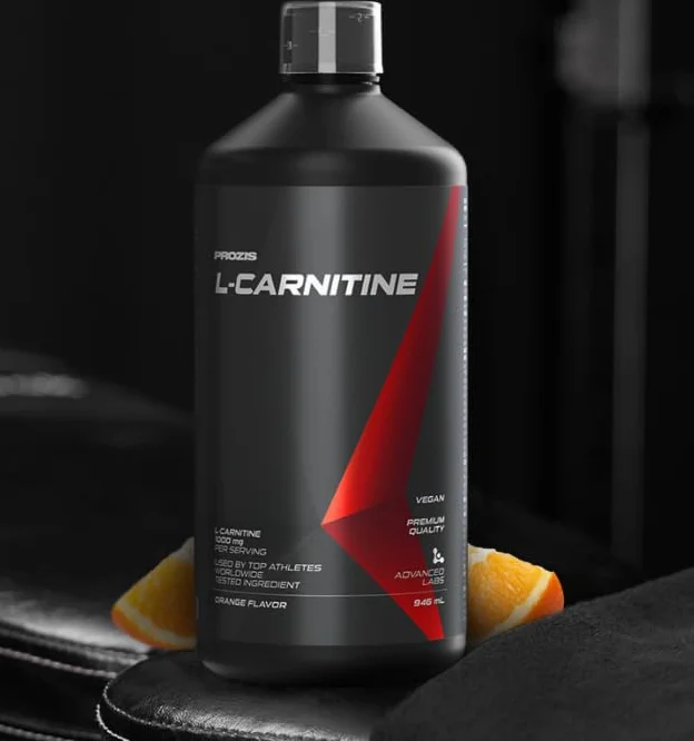 Prozis L-Carnitine 946 ml - carnitina liquida bruciagrassi concentrata - gusto Arancia