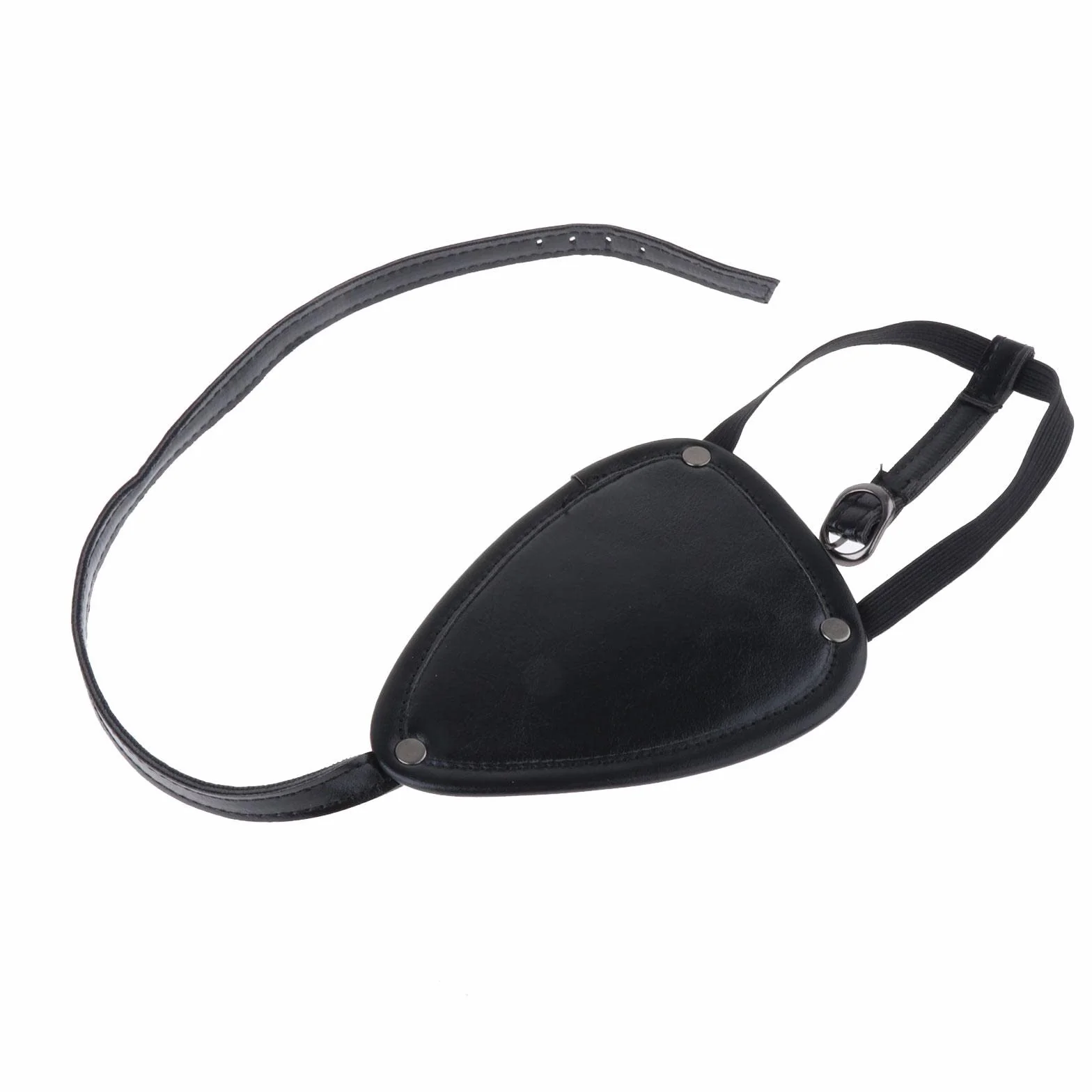 Benda per occhi da pirata regolabile 13x10 cm per cosplay adulti