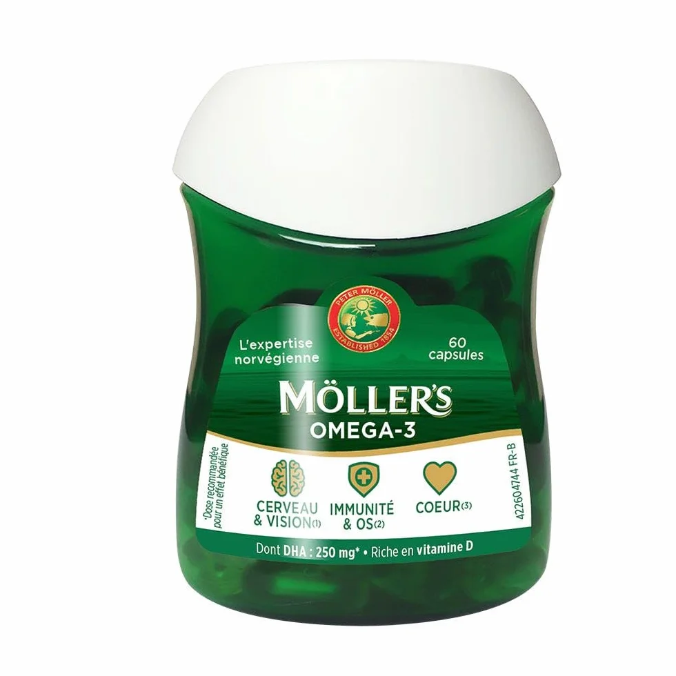 Möller's Omega-3 Double, 60 kapsułek