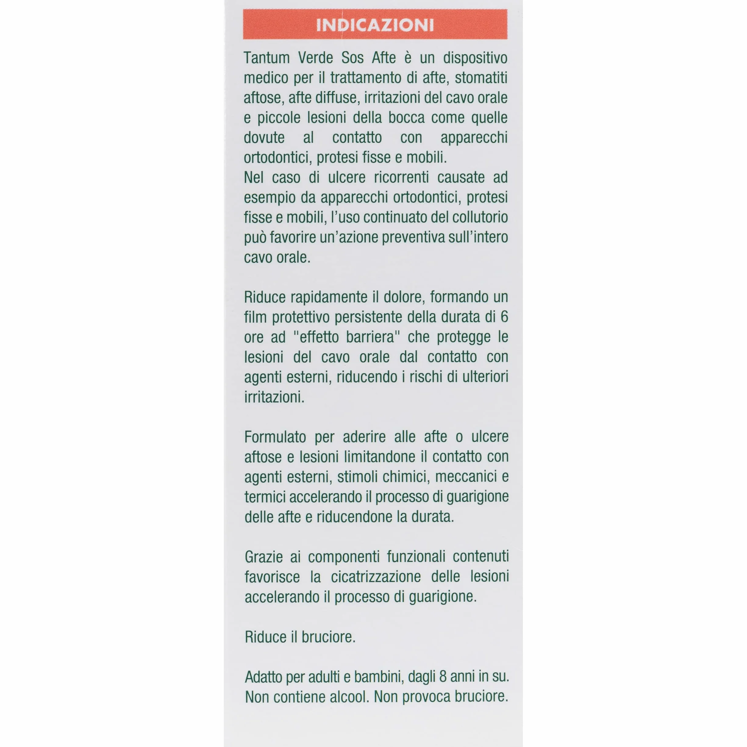 ANGELINI Tantum Collutorio Verde Sos Afte 120 ml
