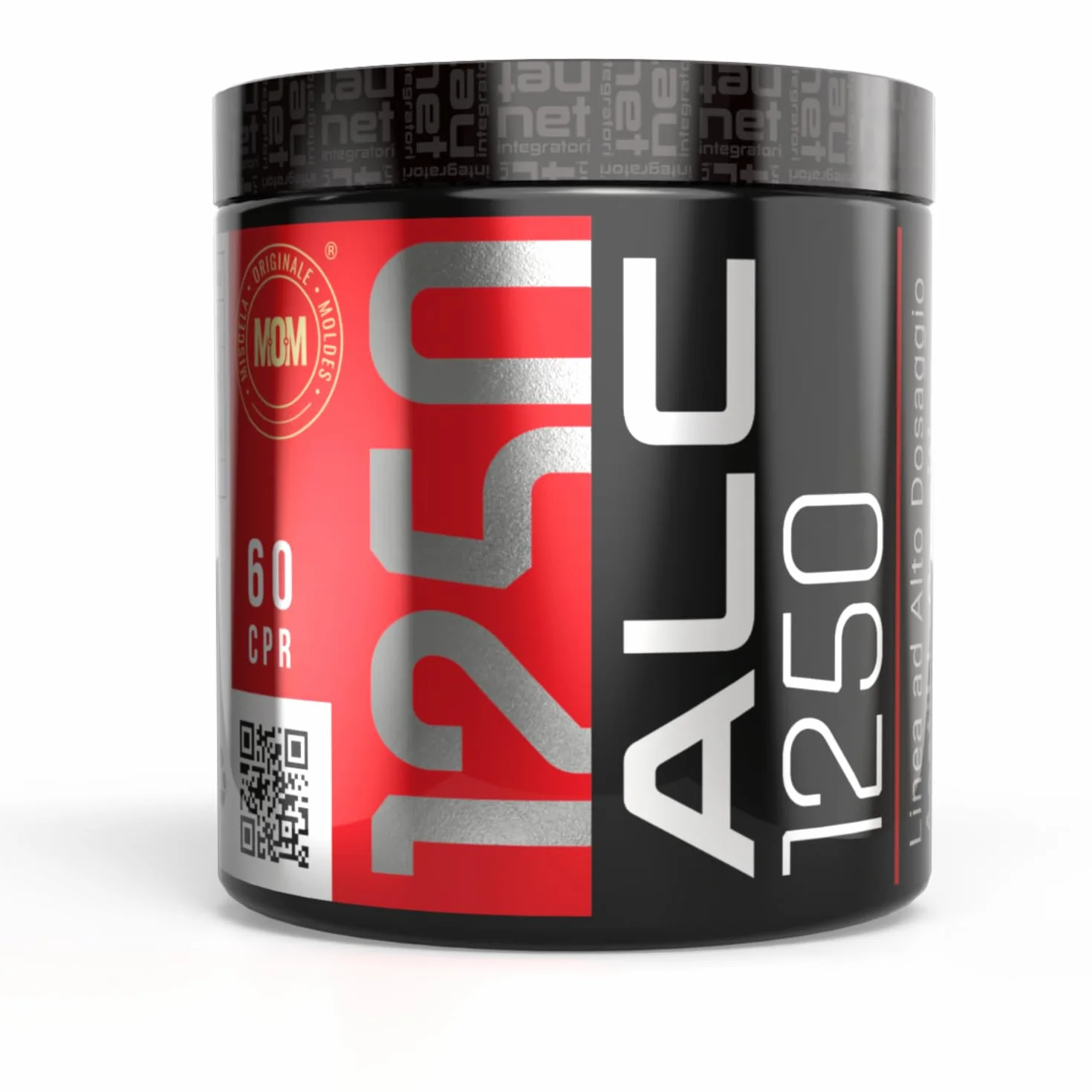 Net Integratori ALC 1250 60 compresse Integratore Acetil L-Carnitina Alto Dosaggio Pre Workout