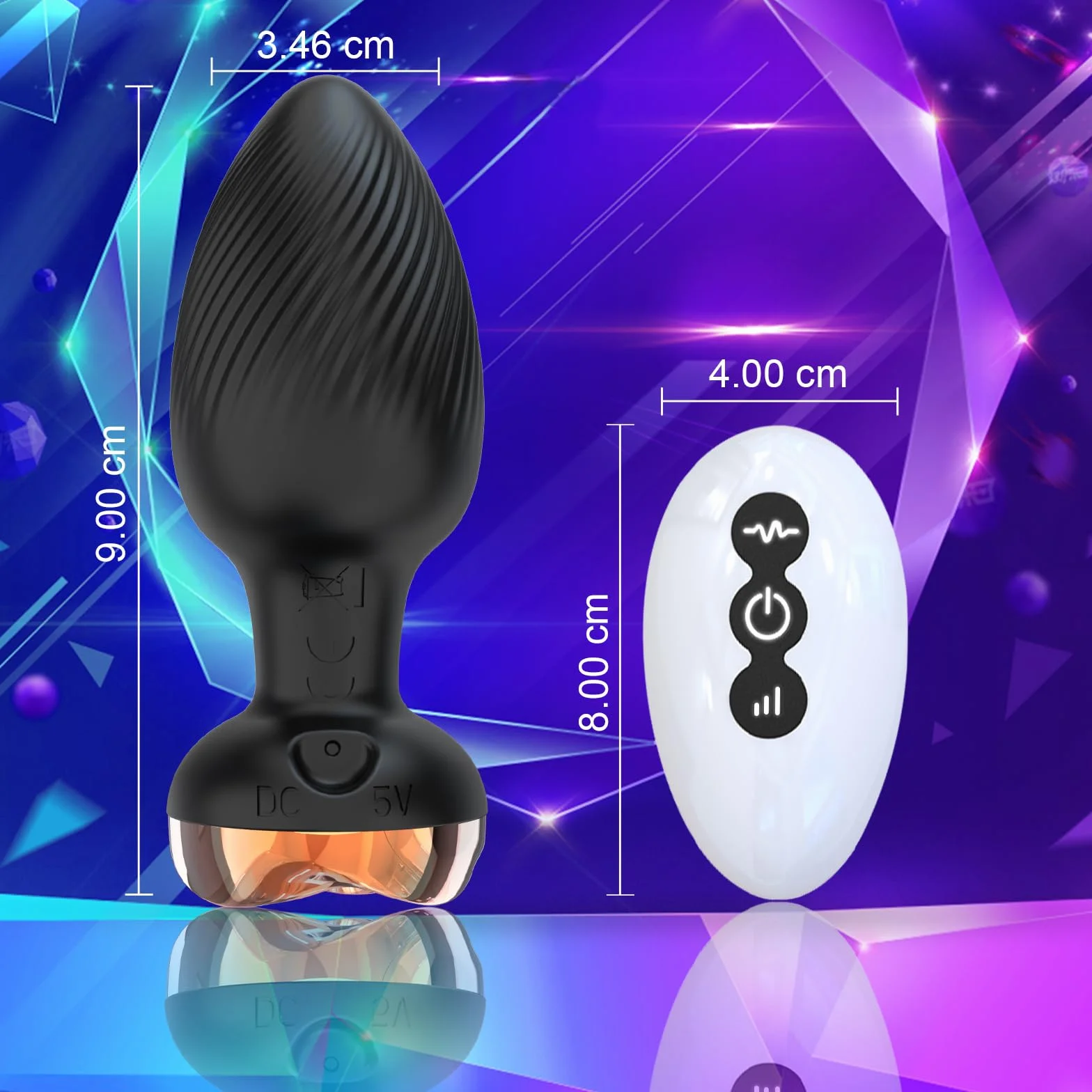 Plug Anale-dilatatore Donna Sexytoysys Uomo Sex Toys Coppia Vibratoreper Uomo Professionale Dildo Anale Vibratore Toys Sessuali per Uomini Anello Vibrante per il pene con 10 Modalità, A26020301