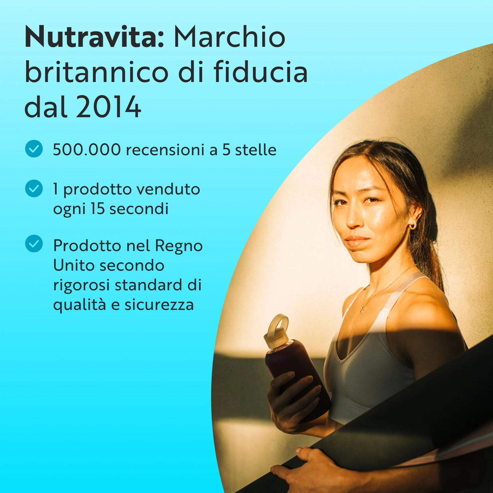 Nutravita Collagene Marino con Acido Ialuronico 1400mg - 120 Compresse - Integratore per Capelli, Pelle e Articolazioni