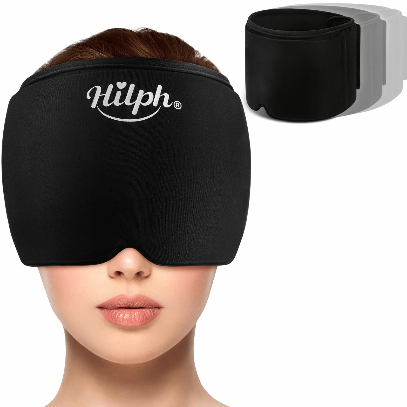 Hilph Migraine Berretto per emicrania maschera emicrania