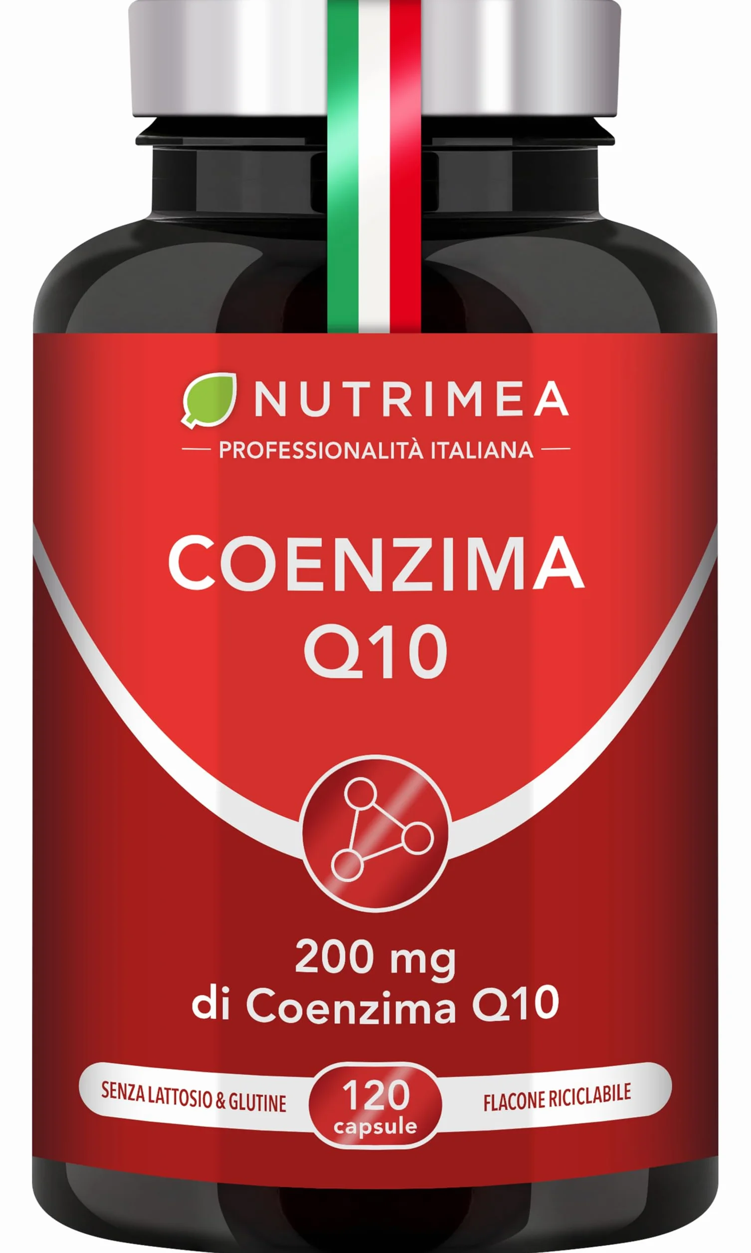 COENZIMA Q10 Ubichinolo 200 mg | Potente Integratore Naturale | Azione Anti-Età | Energia Cellulare | Massimo Assorbimento | 120 Capsule Vegane | Nutrimea