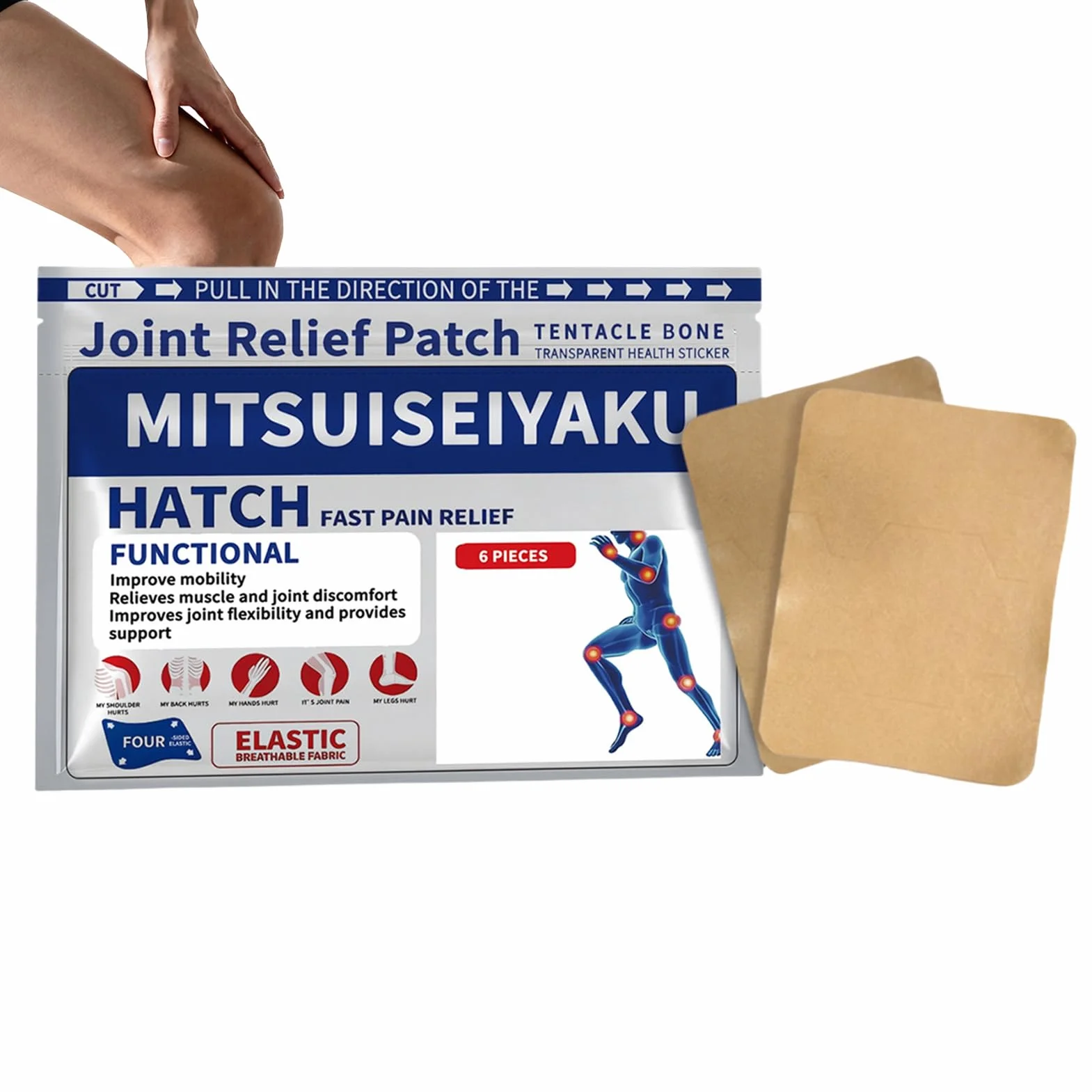 Toppa lenitiva delicata per ginocchio, spalle, schiena, muscoli, collo, gambe