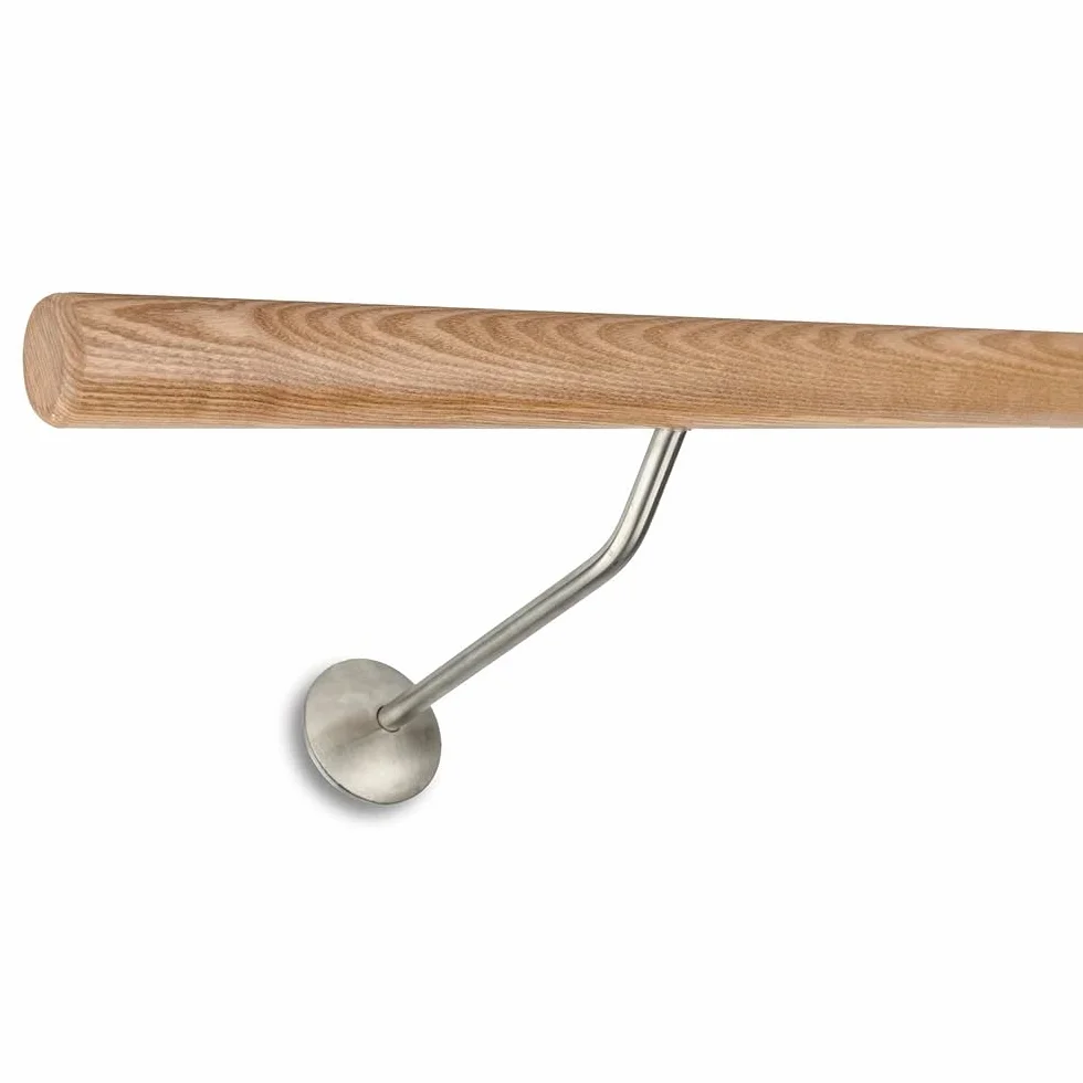 Barra per Balletto in Frassino con Supporti in Acciaio Inox 25 cm