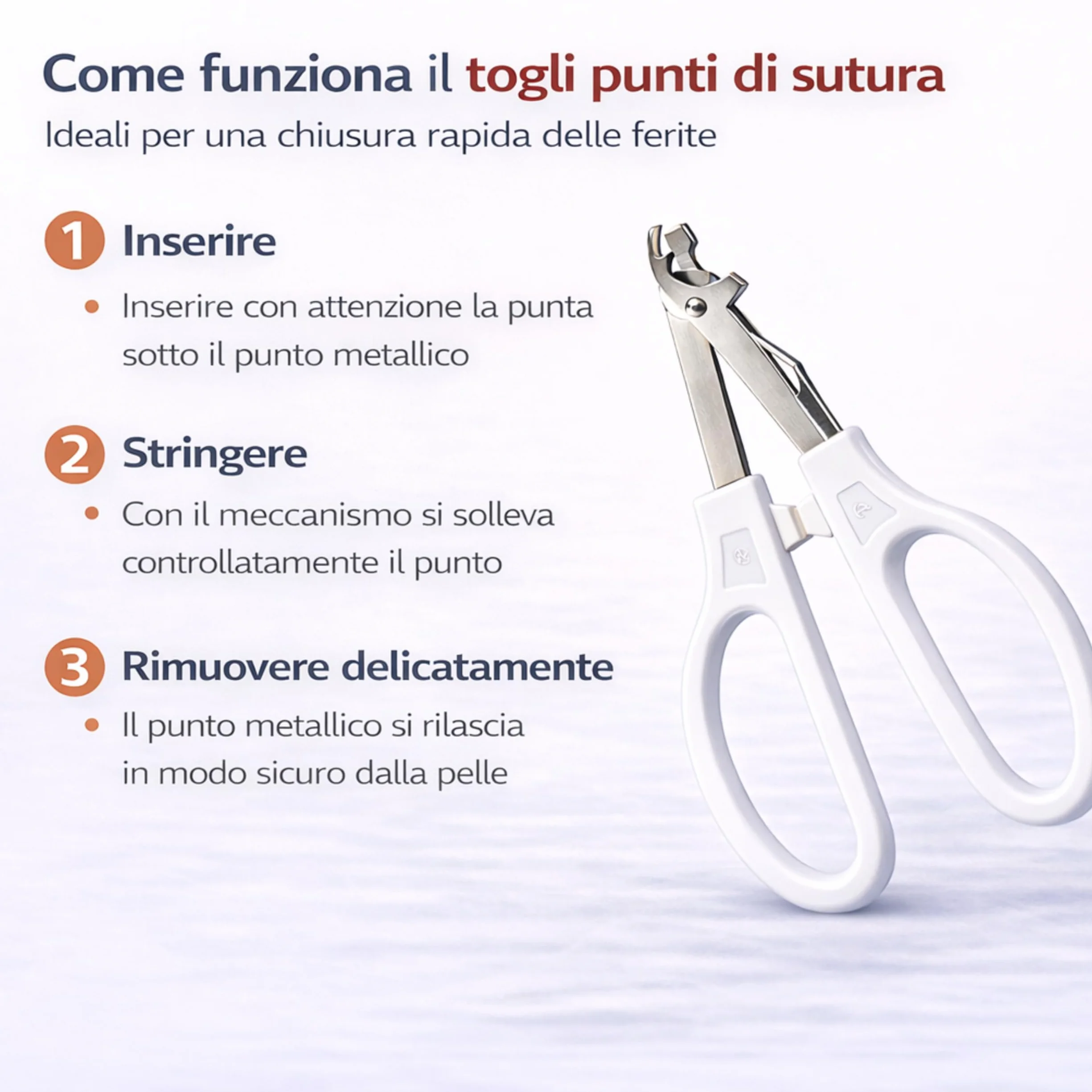 Pulox Cucitrice Cutanea Sterile Monouso con Pinza Rimuovi Punti, 35 Graffette