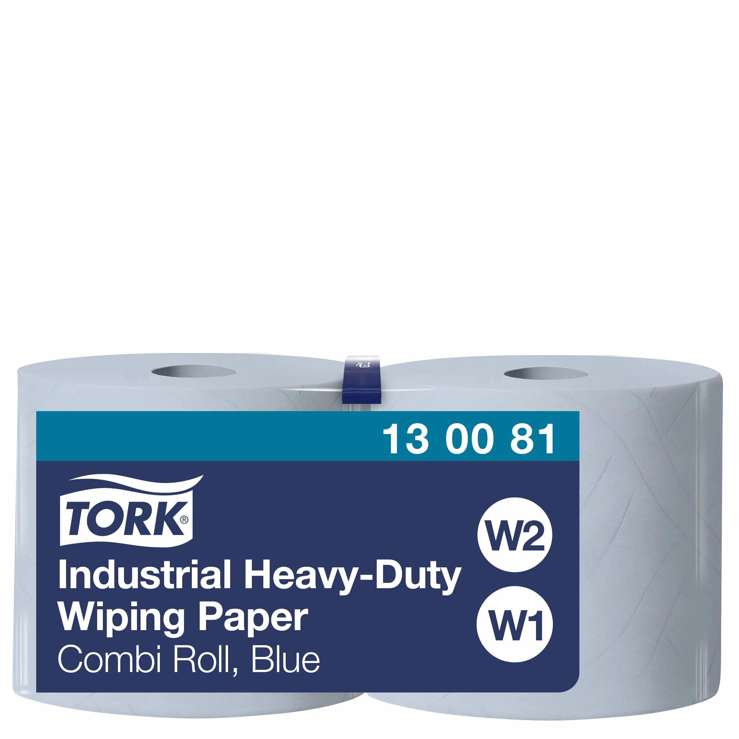 Tork 130081 Carta ultraresistente QuickDry Premium 3 veli, 2 rotoli x 119 m, blu