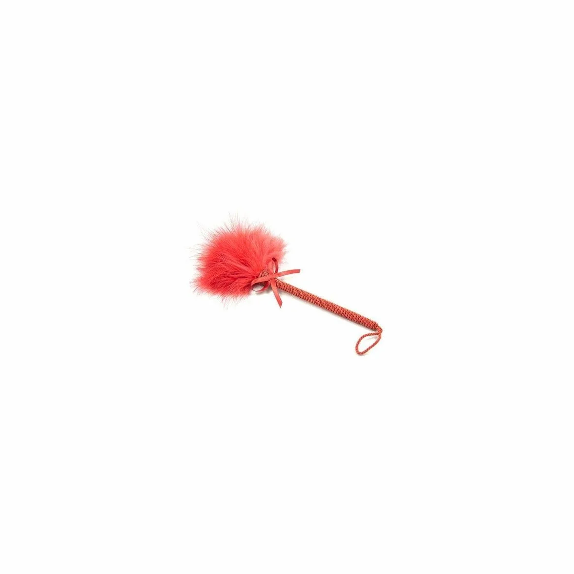 Piumino Fetish rosso gioco erotico di coppia