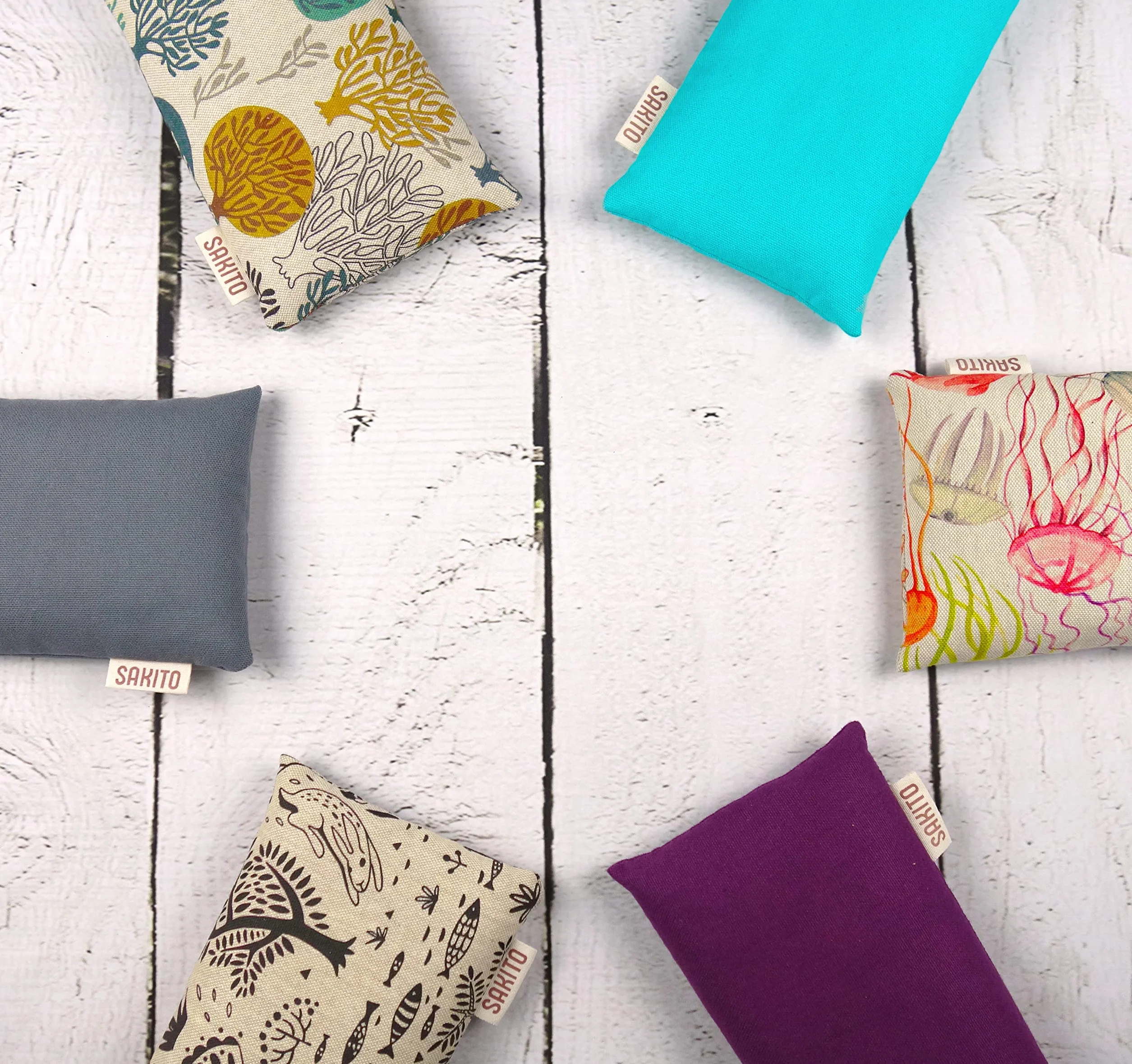 Cuscino Termico Microonde (25x12 cm) - Cuscino Riscaldabile Naturale per Dolori Mestruali - Utilizzo Caldo o Freddo - Elevata Ritenzione del Calore - Tessuto di Qualità - Profumo di Lavanda
